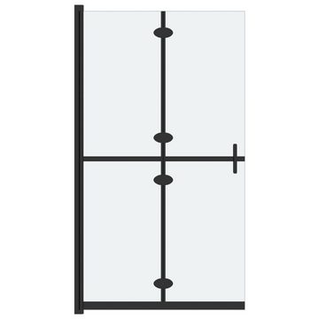 vidaXL Duschwanne Faltbare begehbare Duschwand ESG-Glas mattiert 80x190 cm