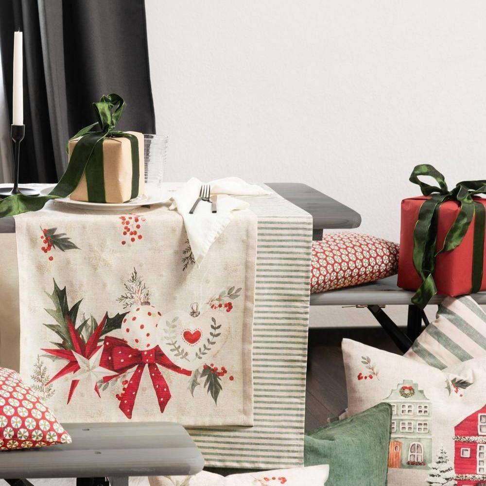 sander table + home Узкие скатерти Jonte X Mas Time - 50 x 150 cm