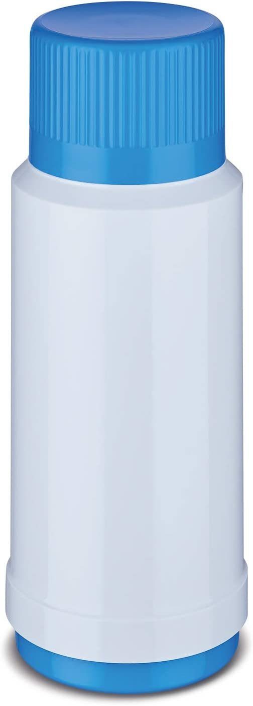 ROTPUNKT Thermoflasche Isolierflasche 1,0 ltr. I auslaufsicher I Glaseinsatz I BPA-Frei, 24 Std heiß 36 Std kalt I 40 polar/kingfisher