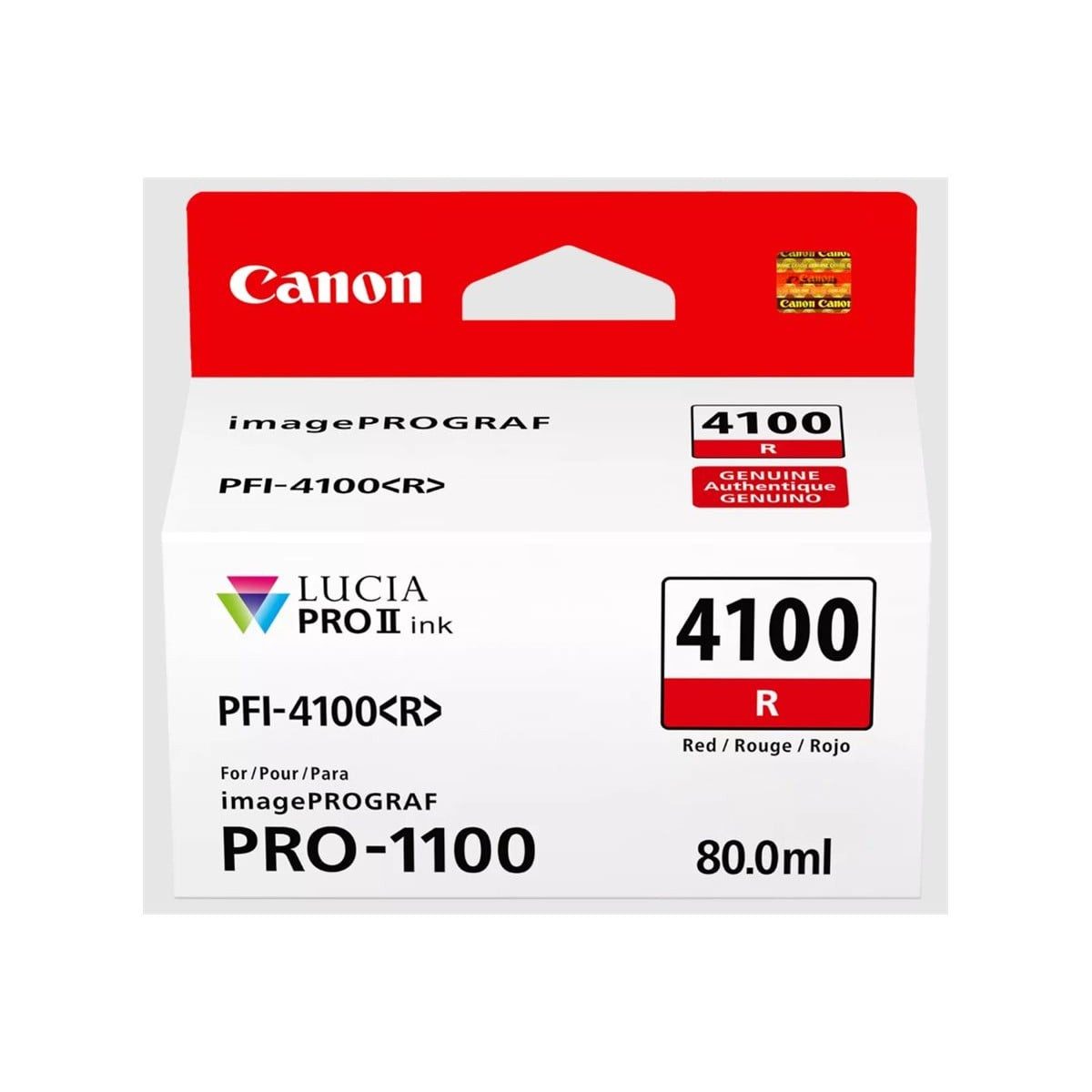 Canon PFI-4100R Tintenpatrone rot Tintenpatrone