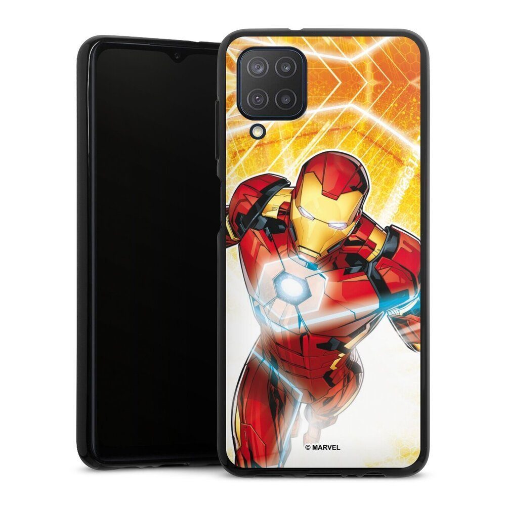 DeinDesign Handyhülle Iron Man on Fire, Samsung Galaxy M12 Silikon Hülle Bumper Case Handy Schutzhülle