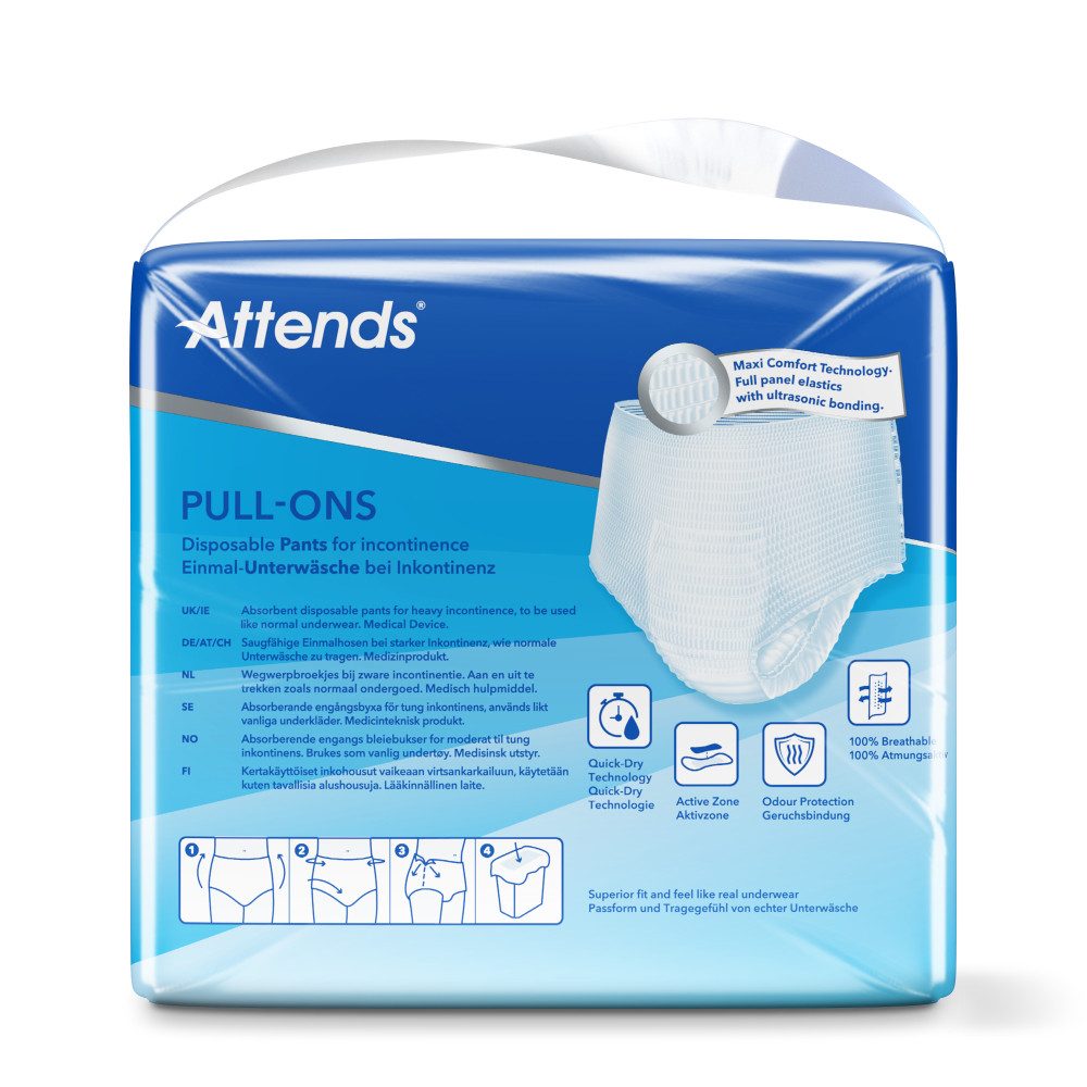Attends GmbH Inkontinenz-Pants Attends Pull-Ons 10 M Einmalhosen (1x14 Stück)