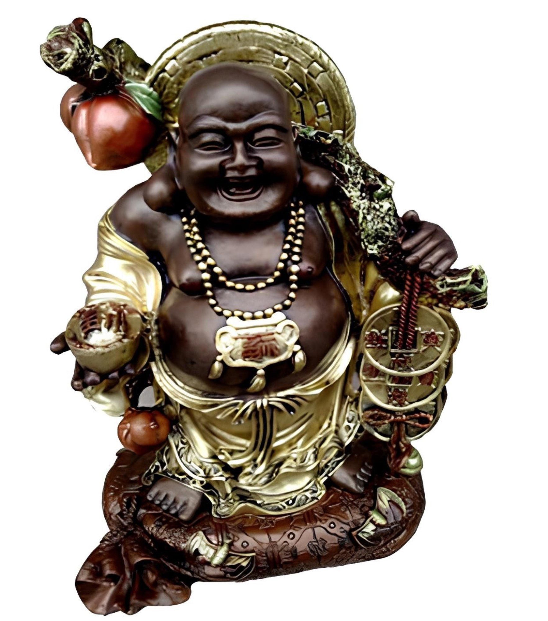 Xlmoebel Buddhafigur Deko Figur Statue Skulptur 45 cm - Chinesischer Buddha Glücksbringer (SKULPTUR MATERIAL: ACRYL 45 cm Höhe), Hergestellt in Europa