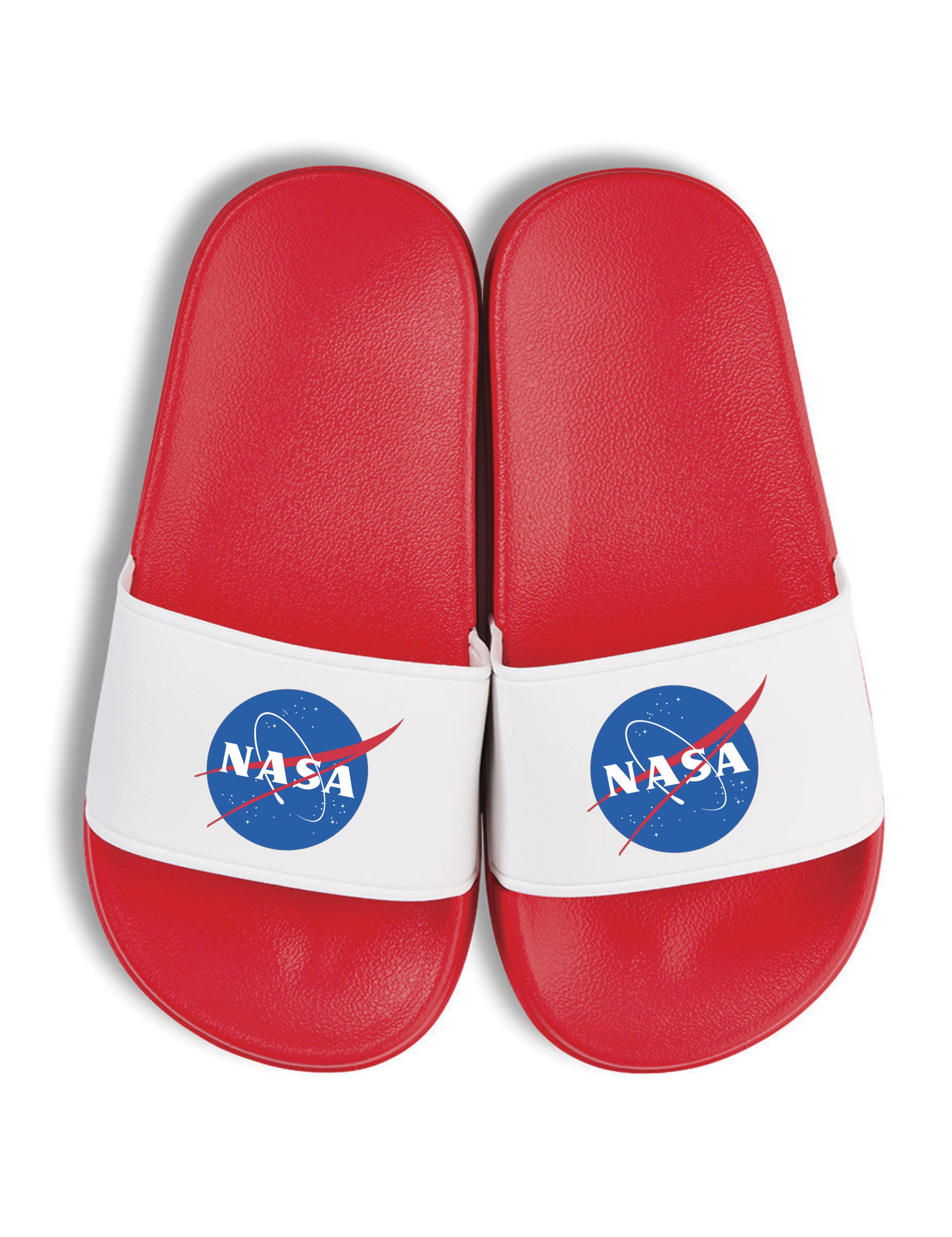 Youth Designz Nasa Kinder Badelatschen Flip Flops Badeschuh mit lustigem Motiv