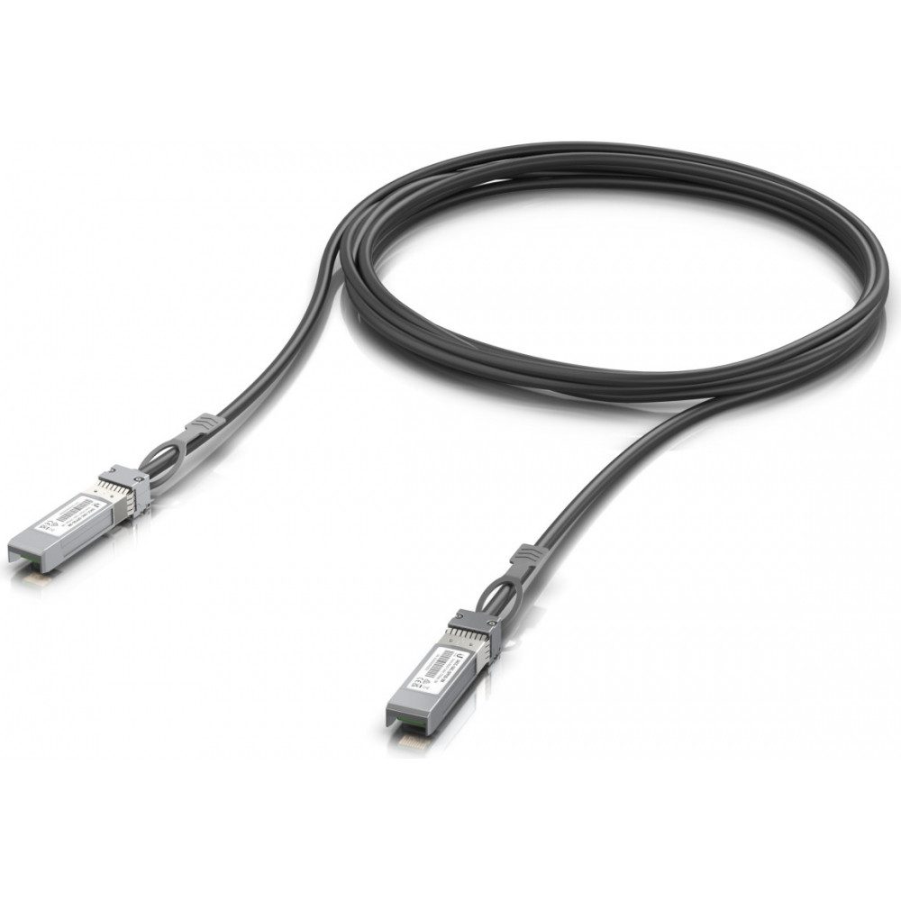 Ubiquiti Networks Ubiquiti UniFi SFP DAC Kabel 3m - Netzwerkzubehör Netzwerkkabel, SFP28-Direktanschlusskabel, SFP28-Direktanschlusskabel, CO2-neutraler Versand