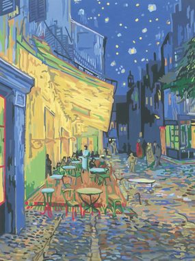 Ravensburger Malen nach Zahlen CreArt, ART Collection, Café Terrace (Van Gogh), Made in Europe; FSC® - schützt Wald - weltweit