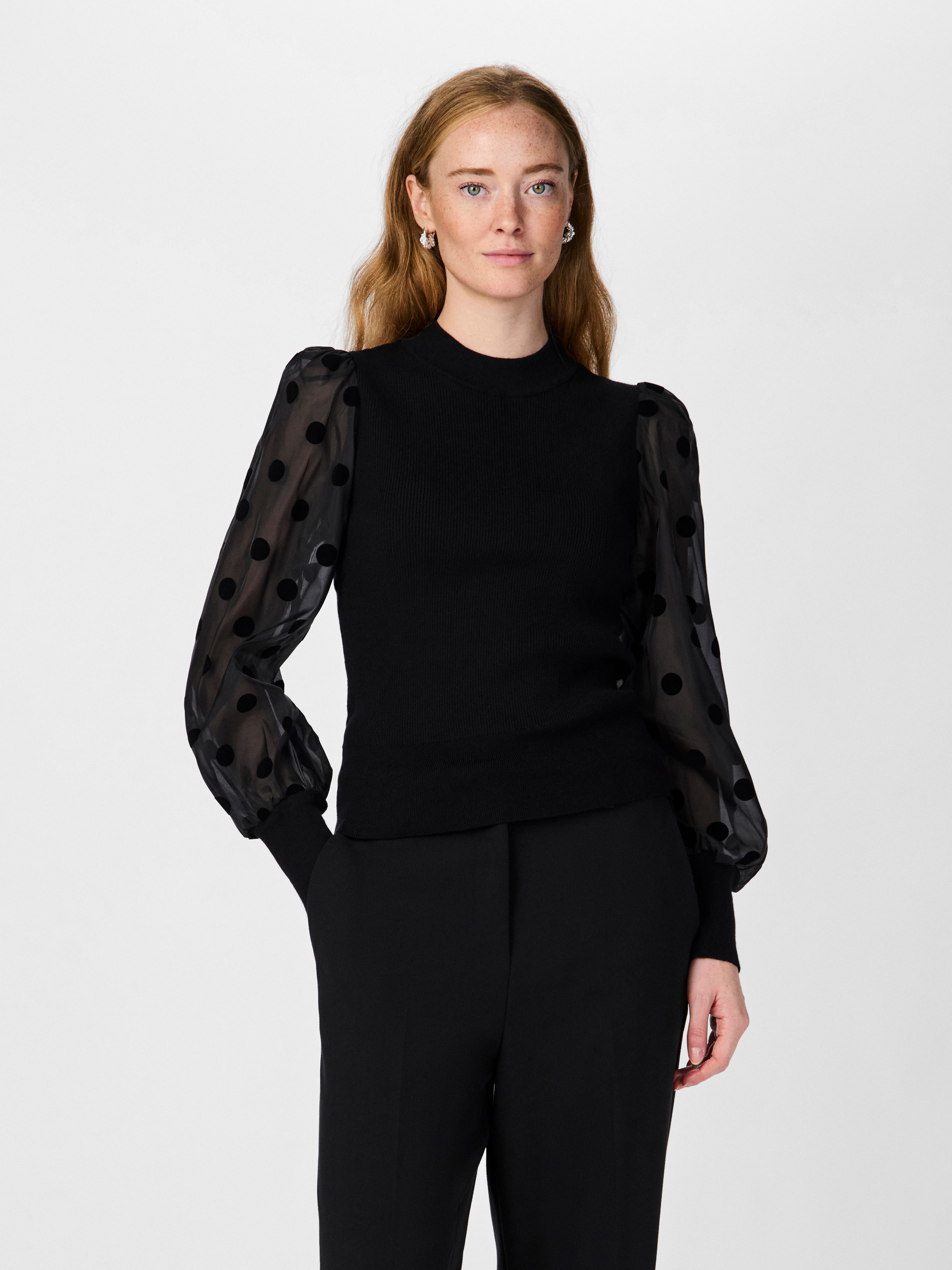 Y.A.S Rundhalspullover YASDOTME LS KNIT PULLOVER günstig online kaufen