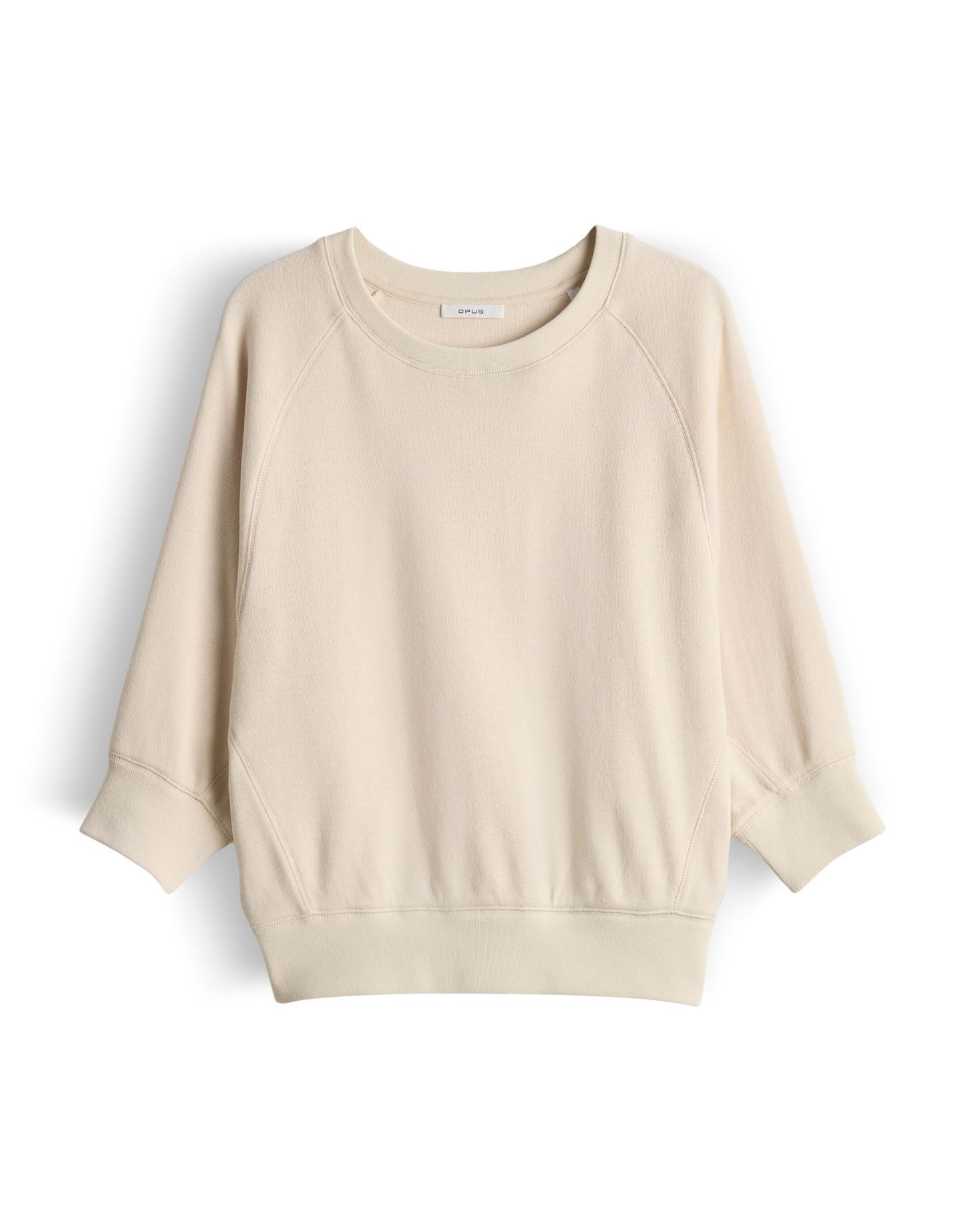 OPUS Sweatshirt Sweatshirt aus BCI Cotton mit weichem Griff Weite Passform, günstig online kaufen