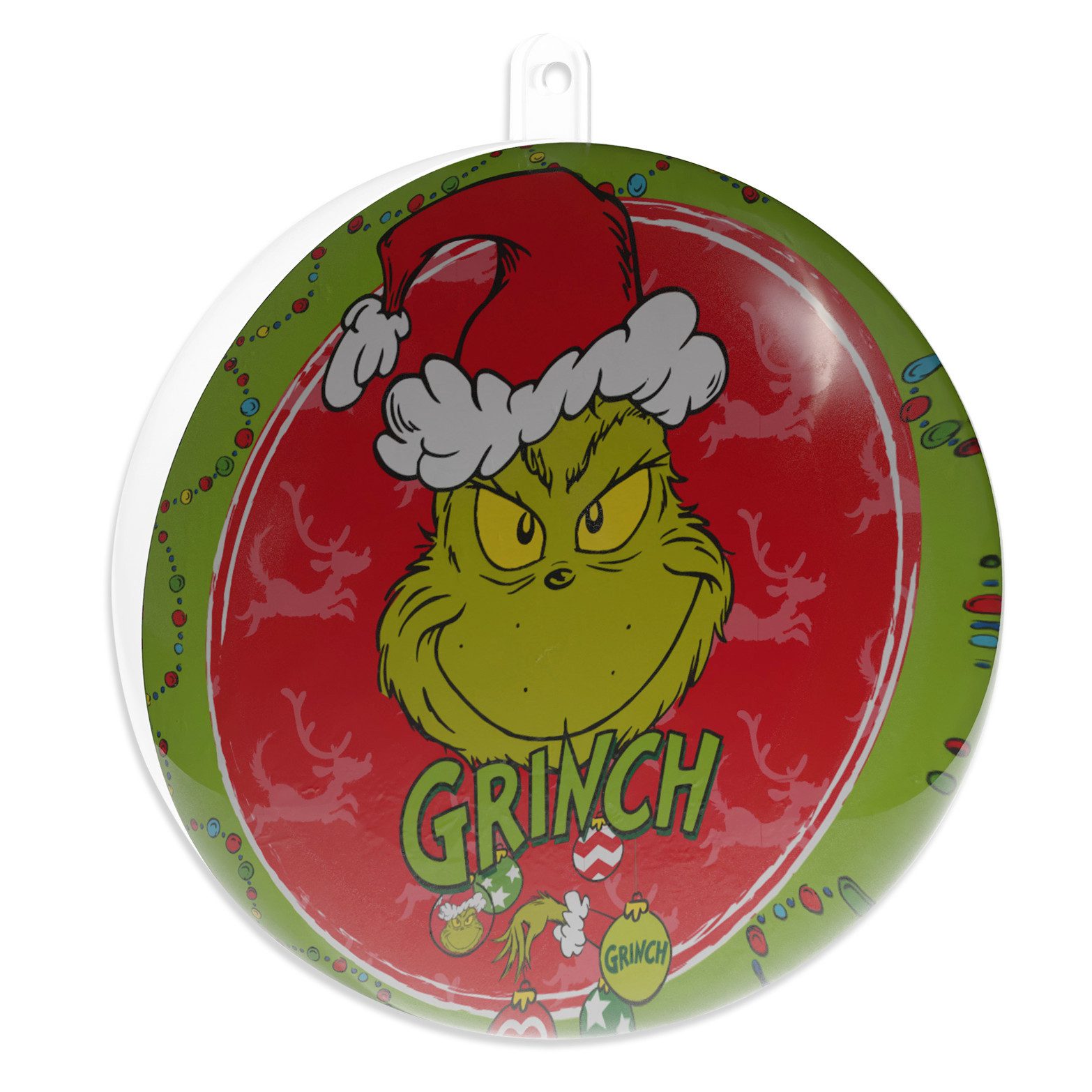 Party Factory Weihnachtskugelständer The Grinch Weihnachtskugel – festlicher Baumschmuck für Weihnachten