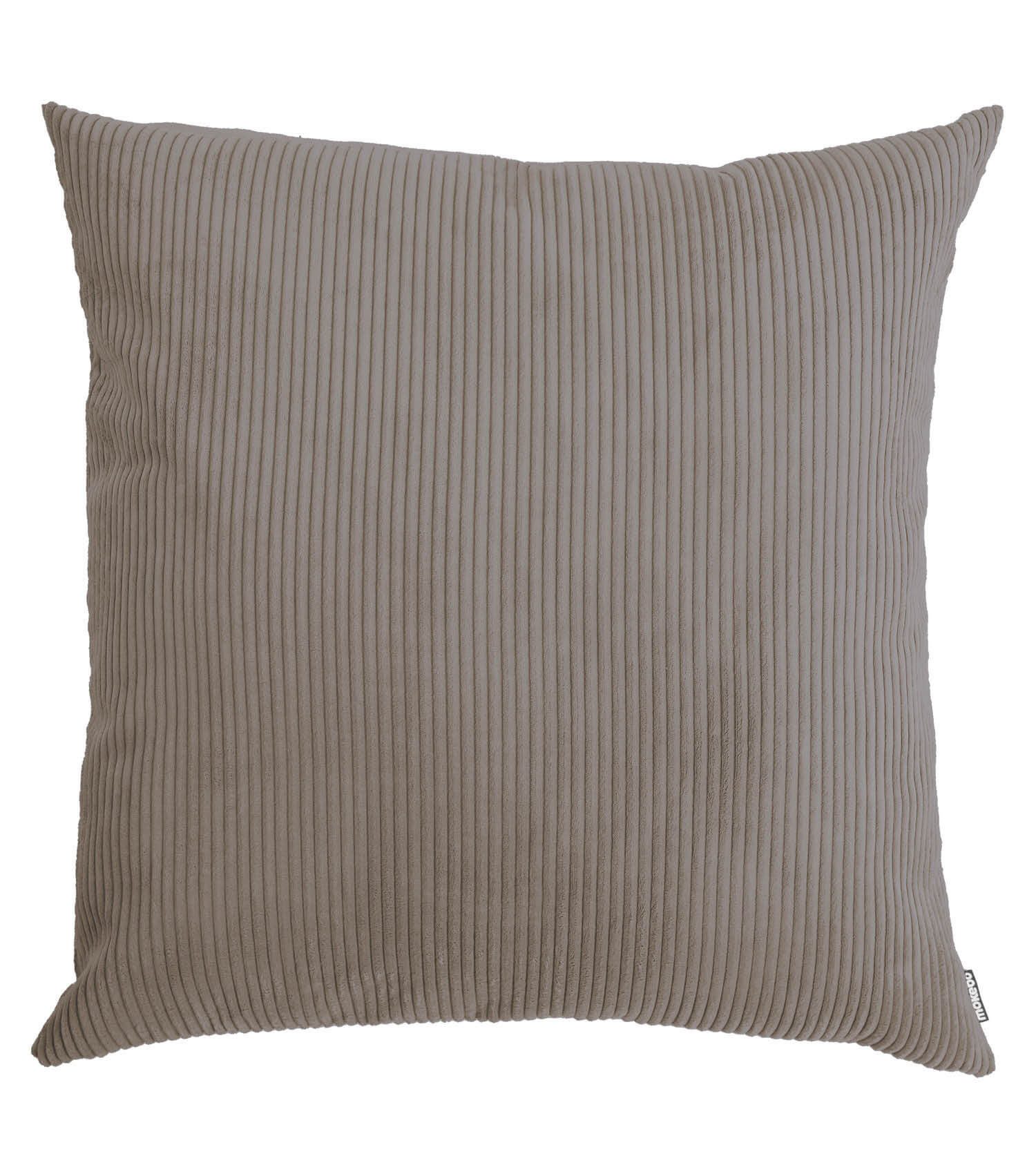 mokebo Sofakissen Das Anschmiegsame, (aus Cordstoff), auch als XXL Couchkissen, Riesenkissen oder Dekokissen in Taupe