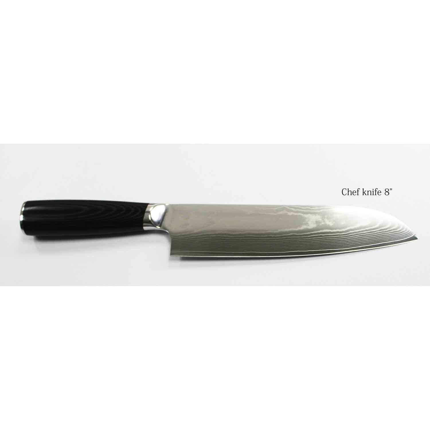 Muxel Kochmesser Hochwertiges Chefkoch Edelstahl Küchen-Messer Carbon Kohlenstoff-Kling
