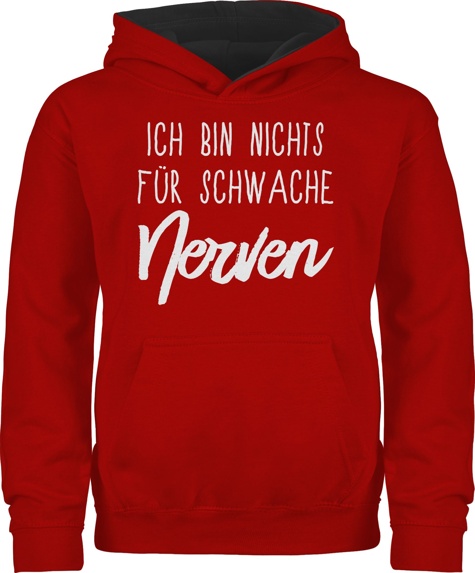 Shirtracer Hoodie »Nichts für schwache Nerven Sprüche Kind Kinder
