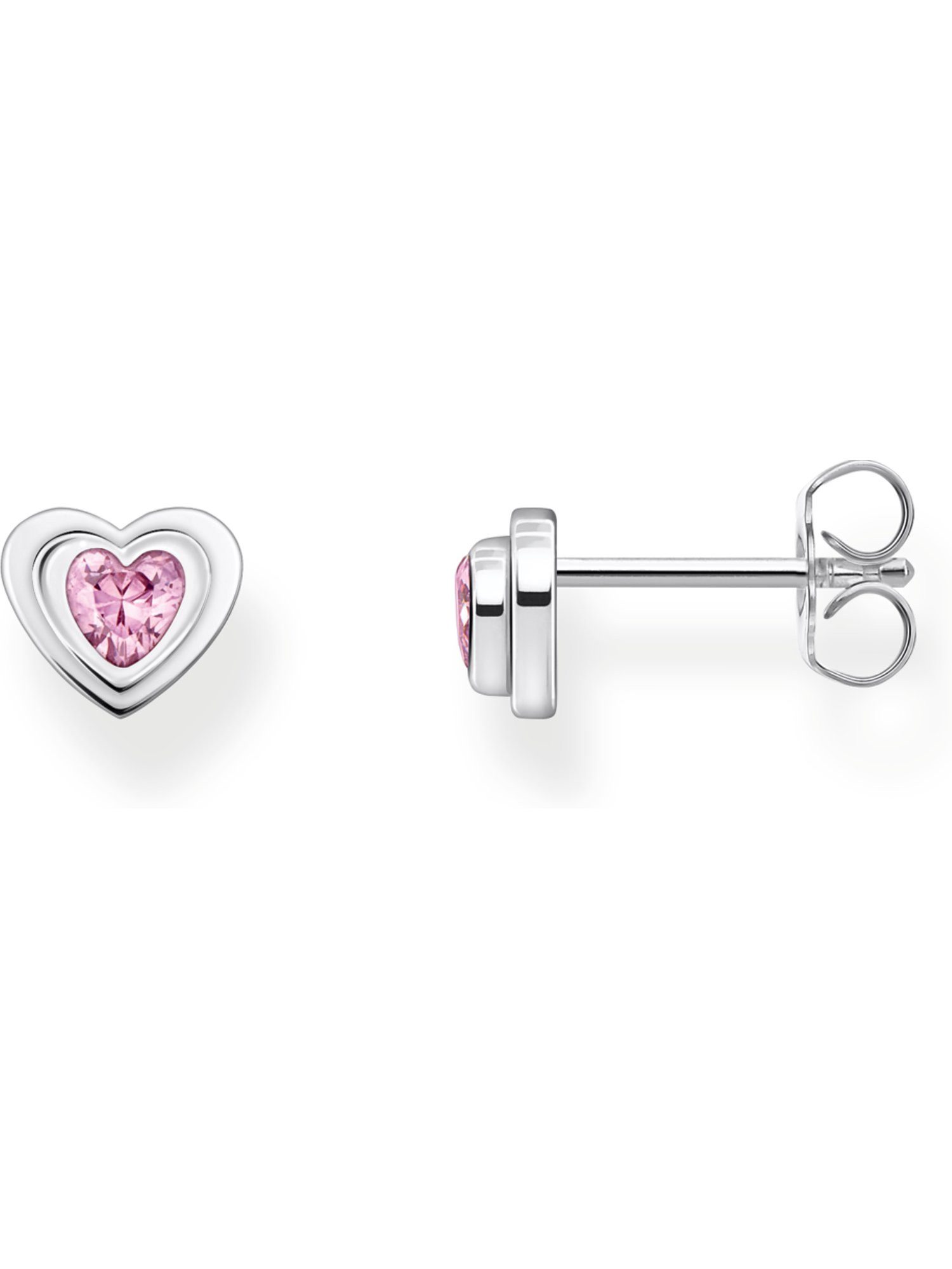 Paar Ohrstecker Thomas Sabo Damen-Ohrstecker 925er Silber Zirkonia