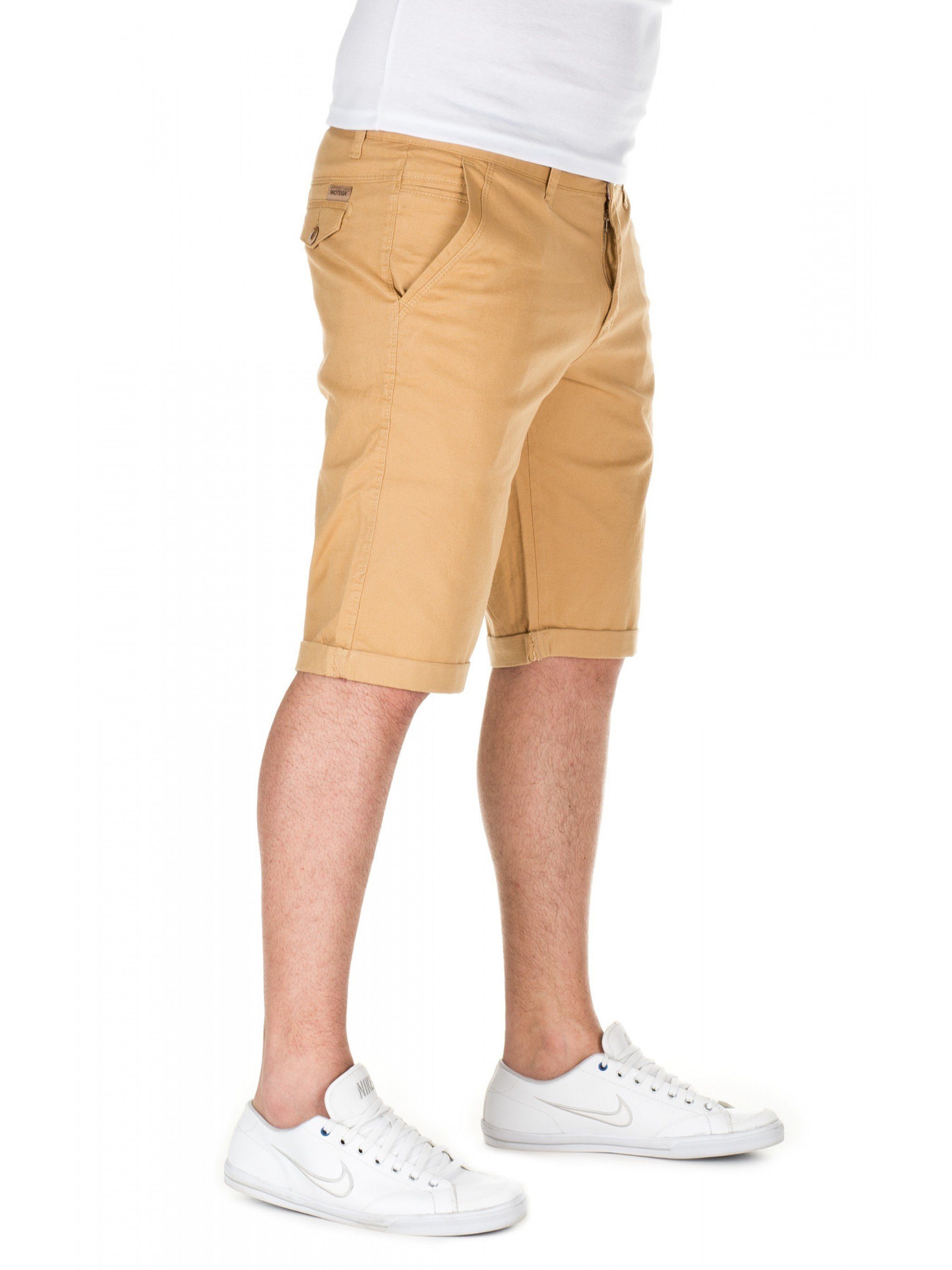 Shorts Unifarbe Alex Chino shorts WOTEGA in WOTEGA - 14928) (sand Goldfarben
