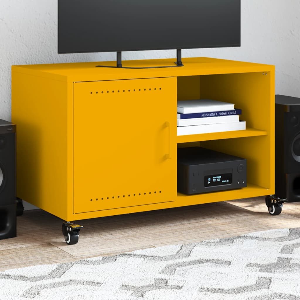 vidaXL TV-Schrank TV-Schrank Senfgelb 68x39x43,5 cm günstig online kaufen