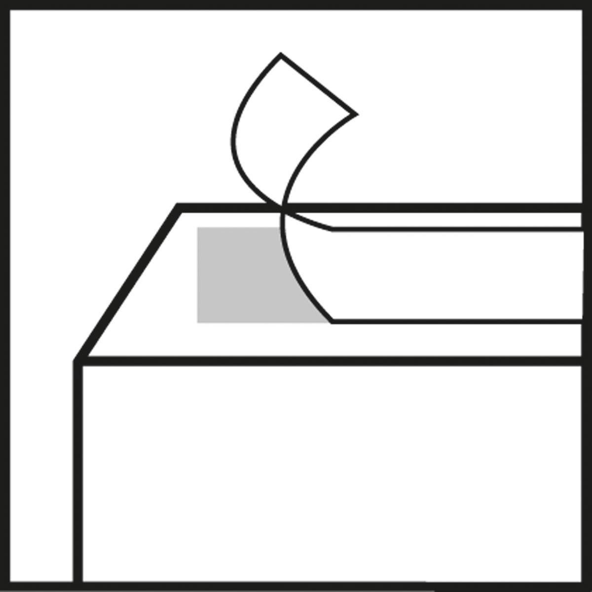 Dokumententasche UNIPACK Dokumententasche V722182 DL 70my rt/sw 500 St./Pack.