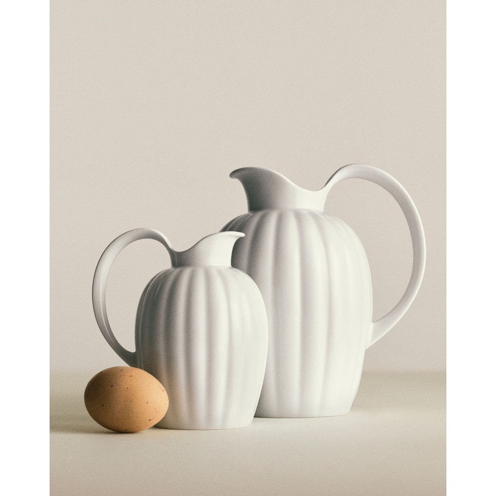 Georg Jensen Sahnekännchen Sahnekännchen 0,5 l Bernadotte weiß, 0.50 l