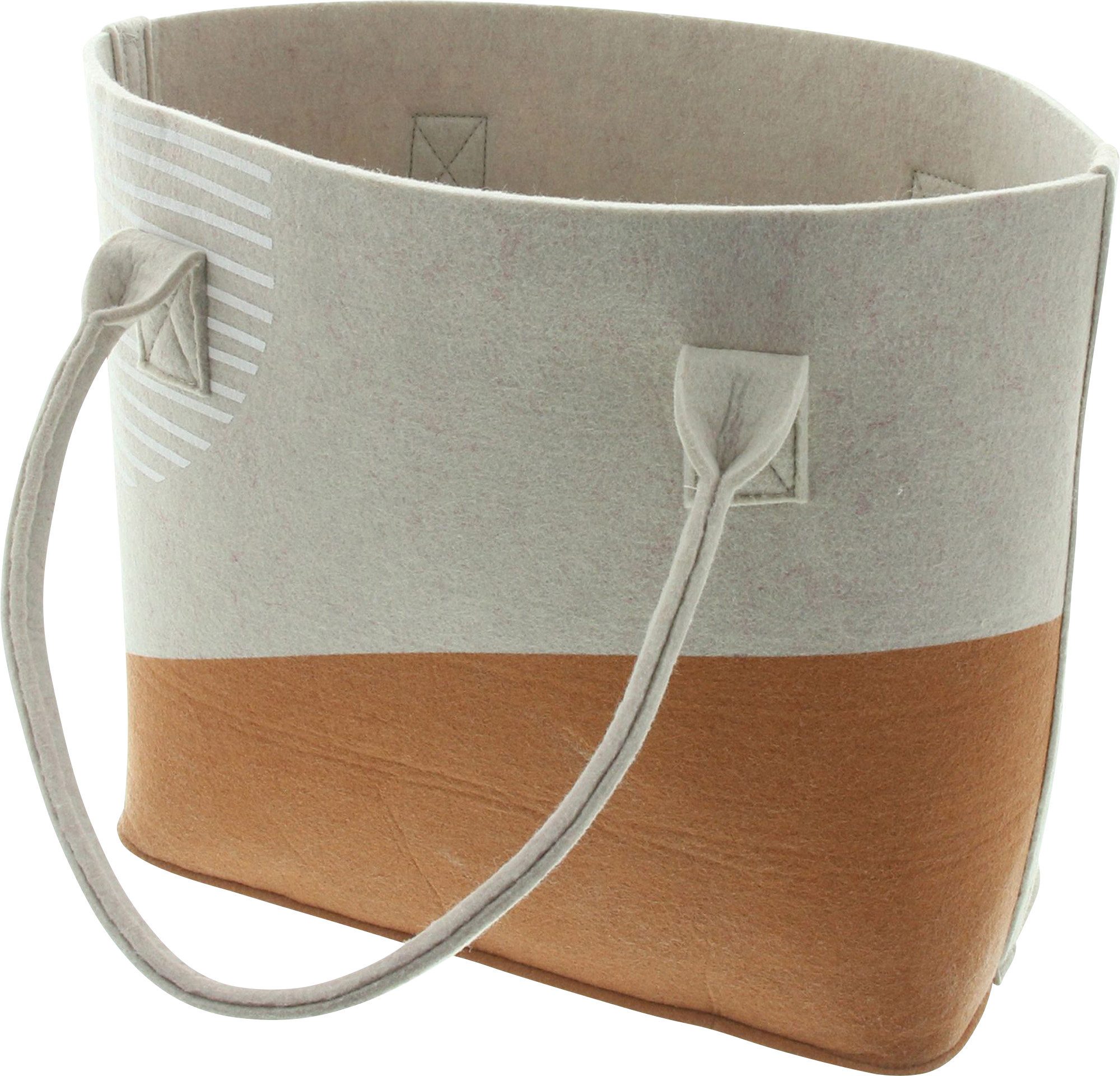 Dekokorb Filztasche "Sundown" (1 St), Filz 100 Polyester
