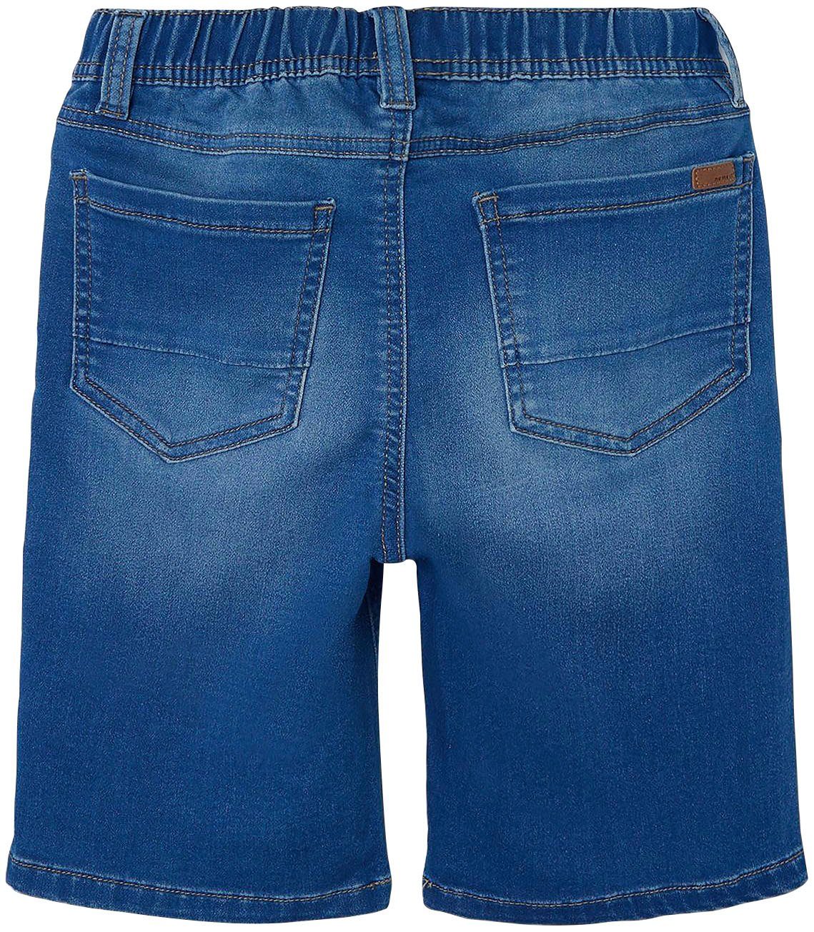 dark DNM SHOR Name denim blue Shorts It NKMRYAN L JOGGER