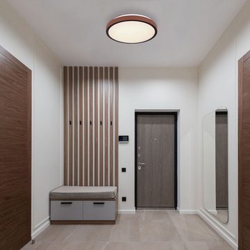 Globo Deckenleuchte Deckenleuchte Wohnzimmer Deckenlampe LED Schlafzimmer Küche Flach