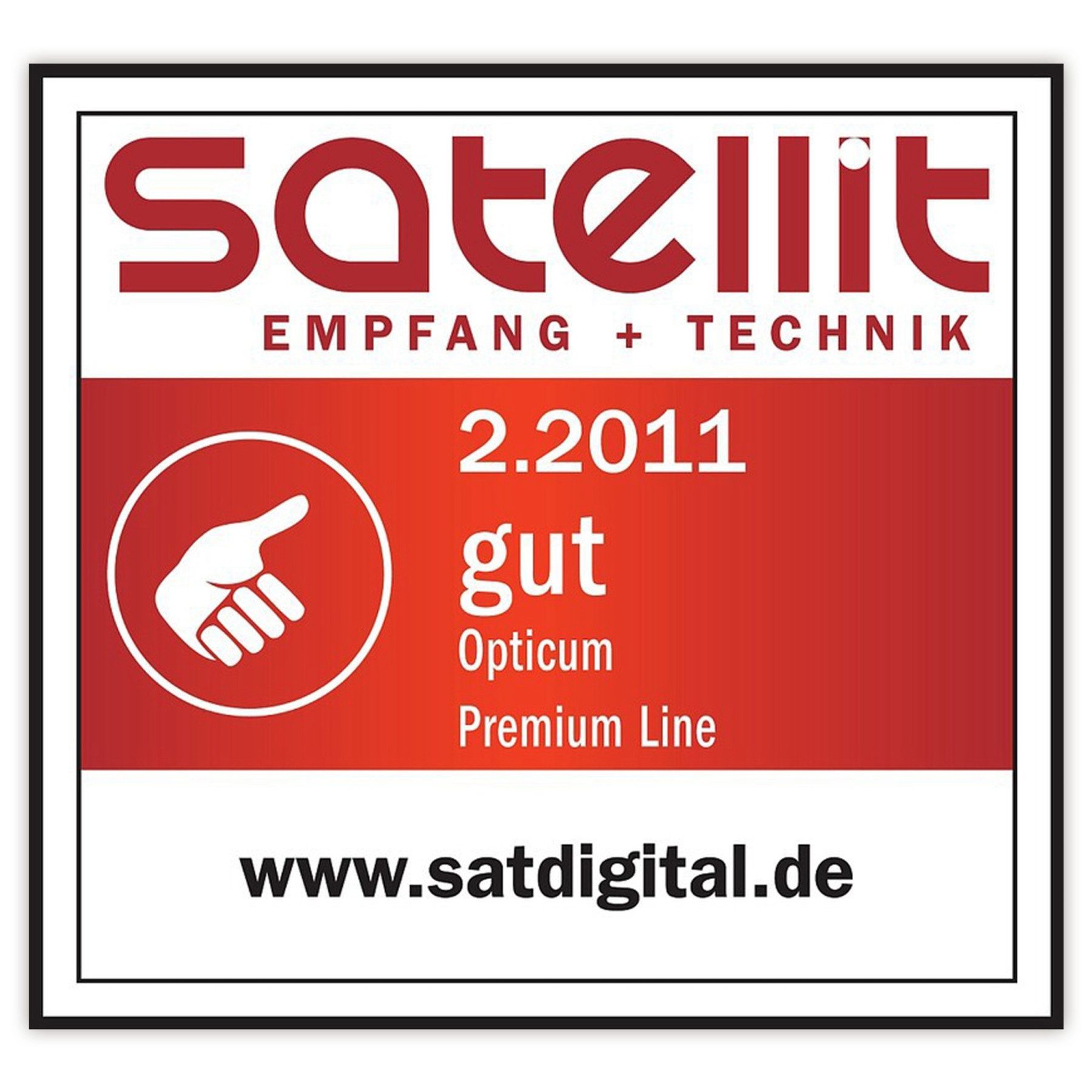 RED OPTICUM RED OPTICUM Twin-LNB LTP-04H Universal-Twin-LNB