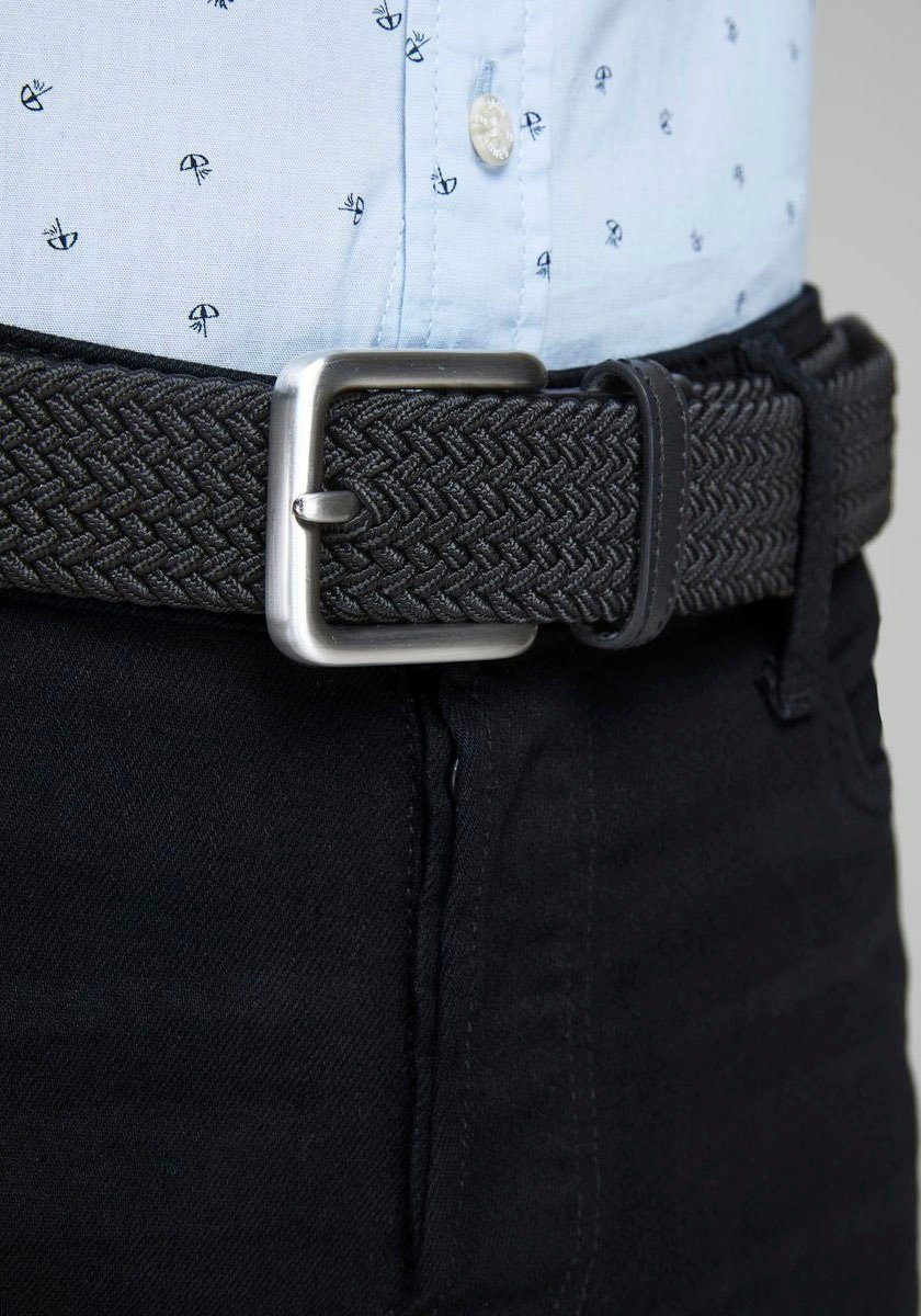 Jack & Jones Stretchgürtel JACSPRING WOVEN BELT NOOS Materialmix, verschiedene Längen