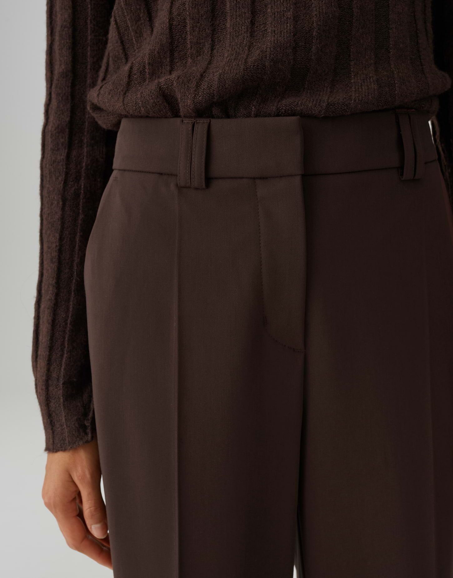 OPUS Stoffhose Maiga lively mit weitenverstellbaren Saum ovales Bein, weicher Griff, fließender Fall, Taschen – Bild 4 von 5