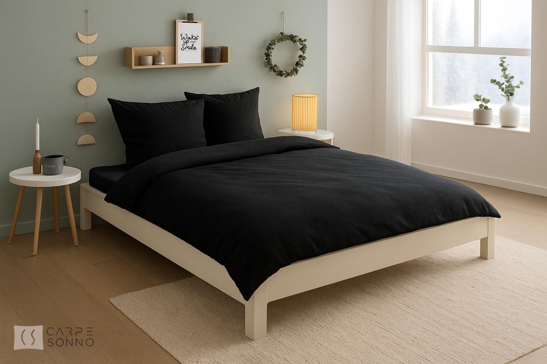 Carpe Sonno Bettwäsche Warme Biber Bettwäsche 135x200 155x220 - 100% Baumwo günstig online kaufen