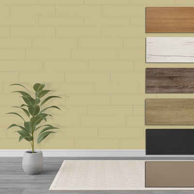 Hexim Wanddekoobjekt Palomino (Paneele aus MDF - Wandpaneele Wandverkleidung Holzpaneele Natur Wand Holzoptik Innen Holzverkleidung Verblender Dekorpaneele (1,04 m² Palomino)