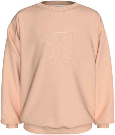 Calvin Klein Jeans Sweatshirt SILVER MONOGRAM CN SWEATSHIRT für Kinder bis 16 Jahre