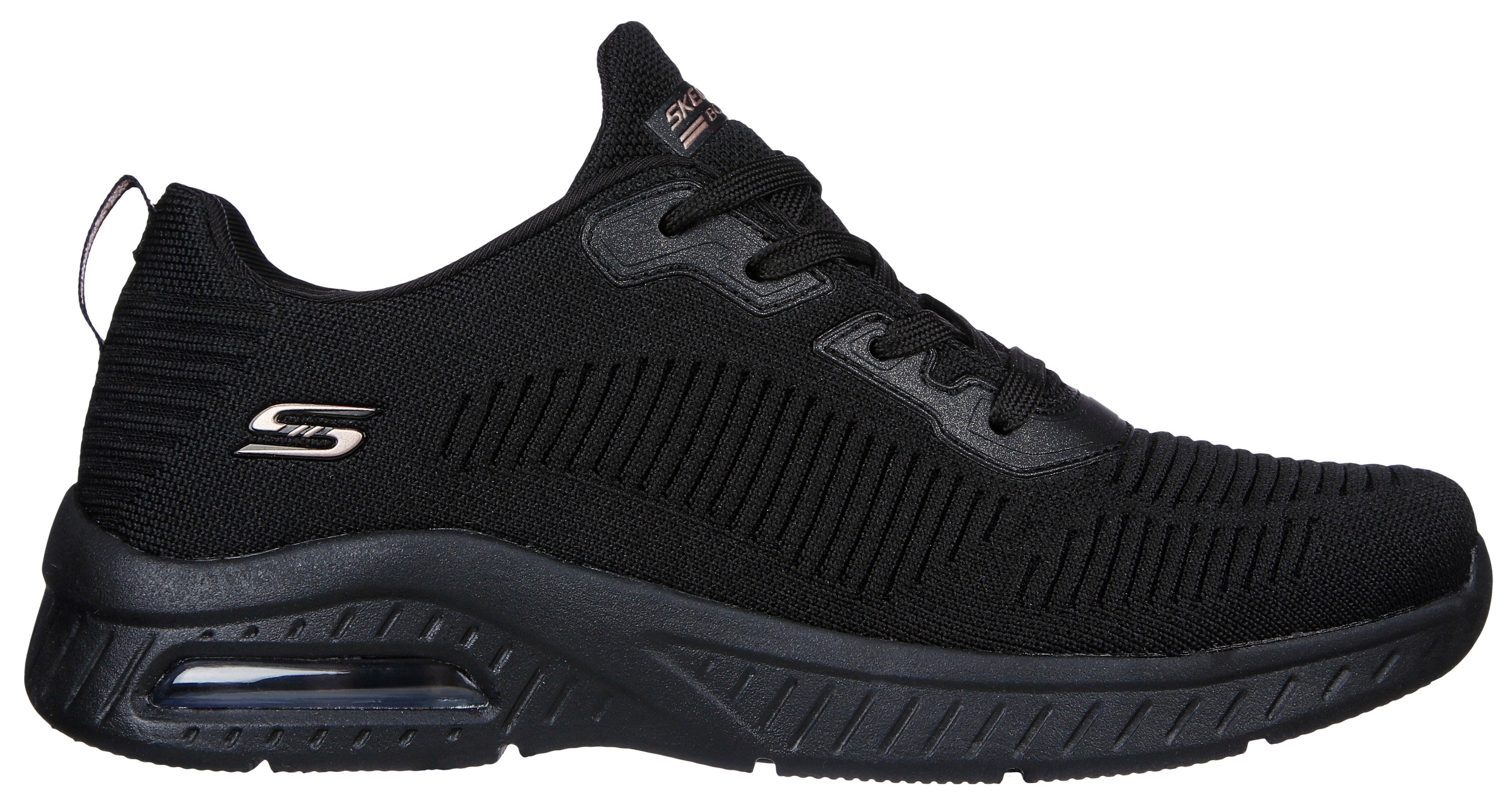 AIR Skechers mit CHAOS Sneaker Memory schwarz Foam BOBS SQUAD