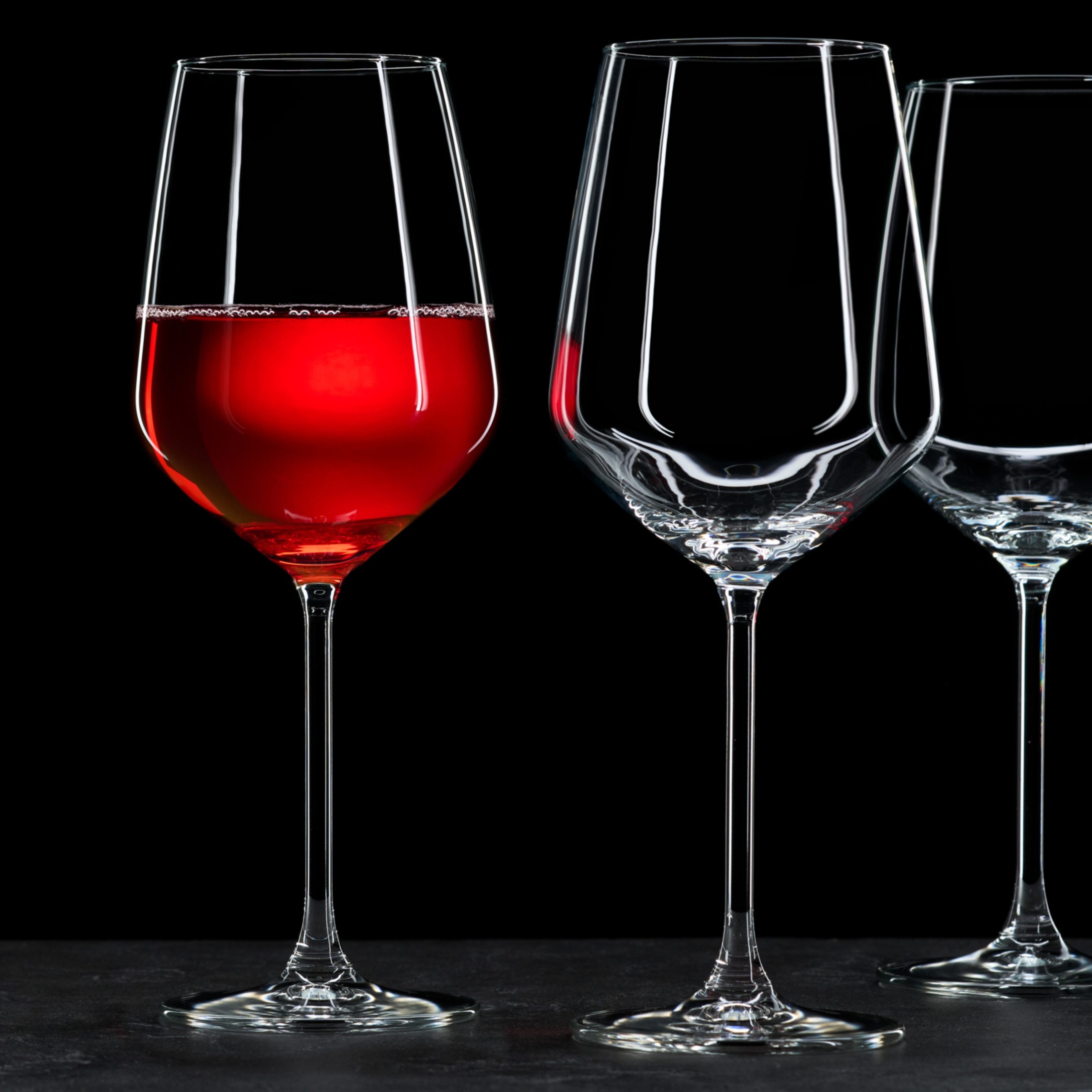 Ritzenhoff & Breker Weinglas Rumba, 4-tlg., Glas, Burgunderglas im 4er Set, je 650 ml
