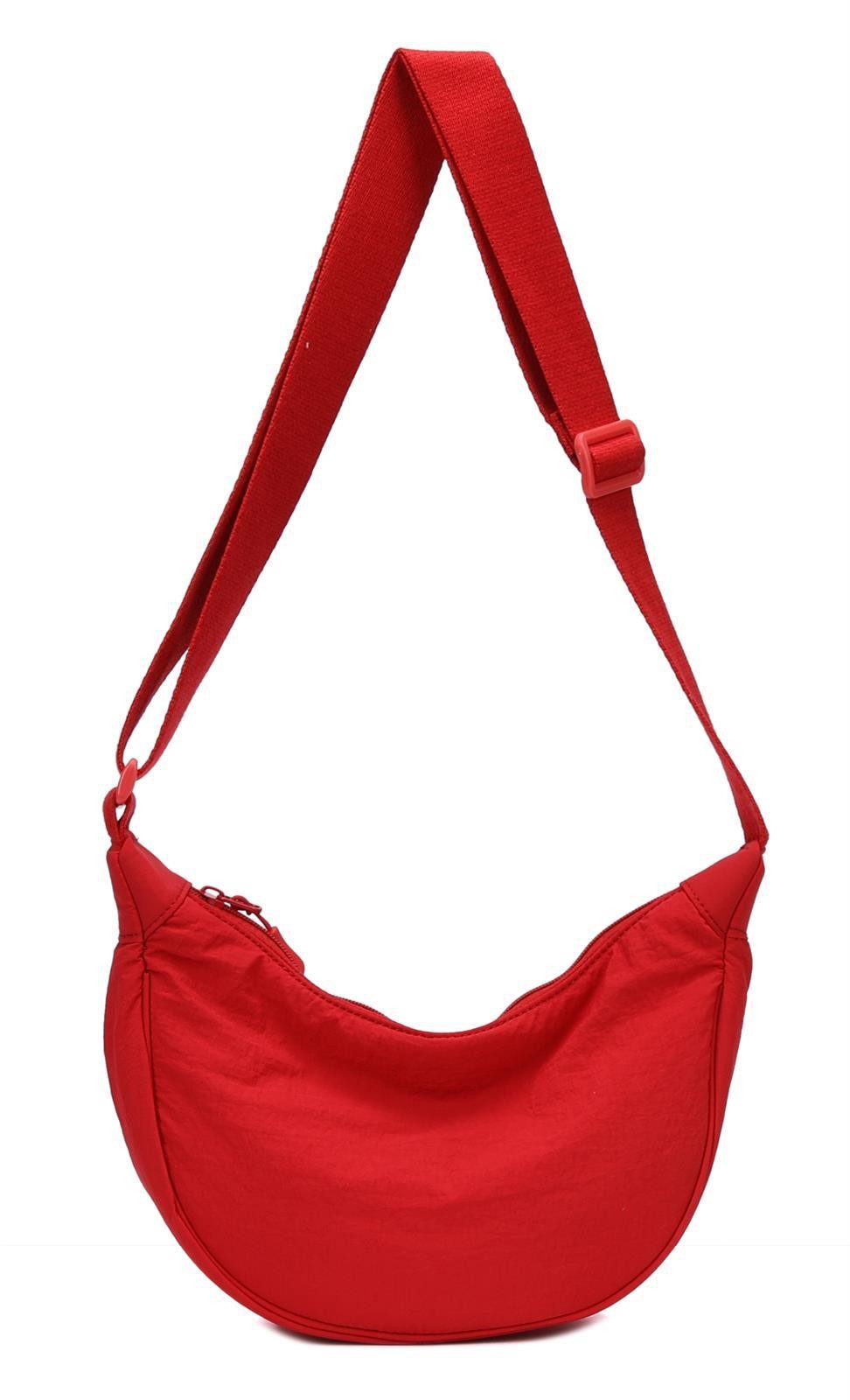 Schultertasche Damen Tasche Runde Brusttasche MOON Bag CrossBody Crossover Nylon