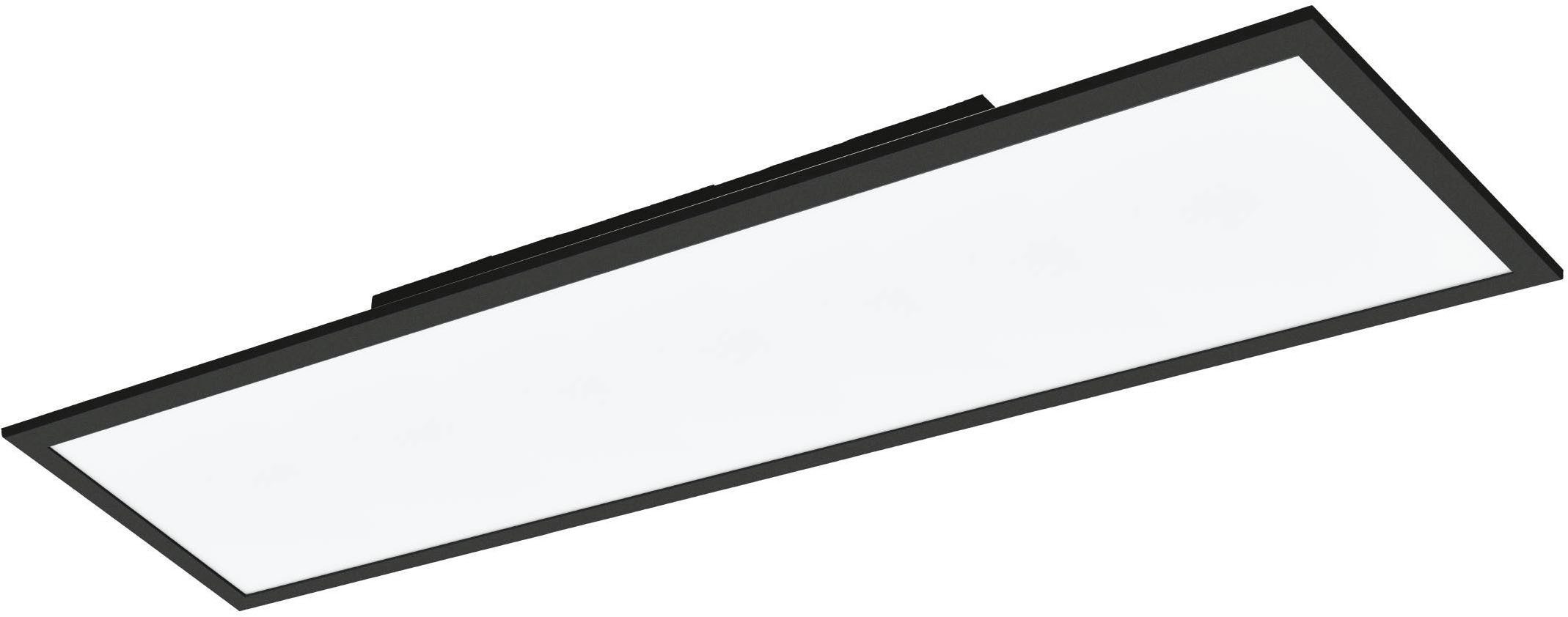 EGLO Deckenleuchte SALOBRENA-Z, Bluetooth, CCT - über Fernbedienung, Dimmfunktion, Farbsteuerung, Farbwechsel, Memoryfunktion, Nachtlichtfunktion, Smart Home, Weckerfunktion, dimmbar über Fernbedienung, mehrere Helligkeitsstufen, LED fest integriert, warmweiß - kaltweiß, Disco-Modus, App/Sprachsteuerung Alexa,120x30x5cm, exkl. Fernbedienung