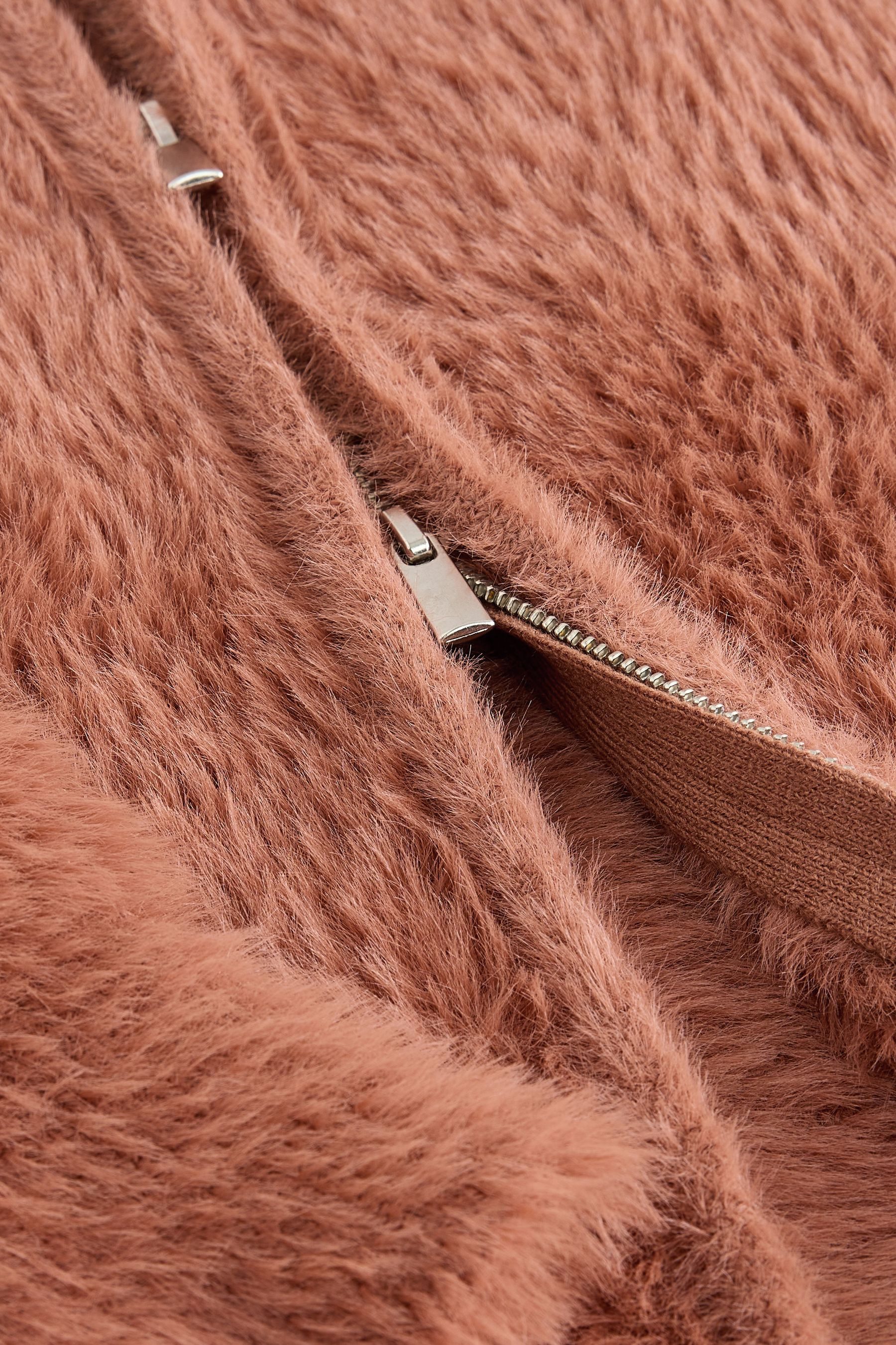 Next Strickjacke Bomberjacke mit Reißverschluss, Bär günstig online kaufen
