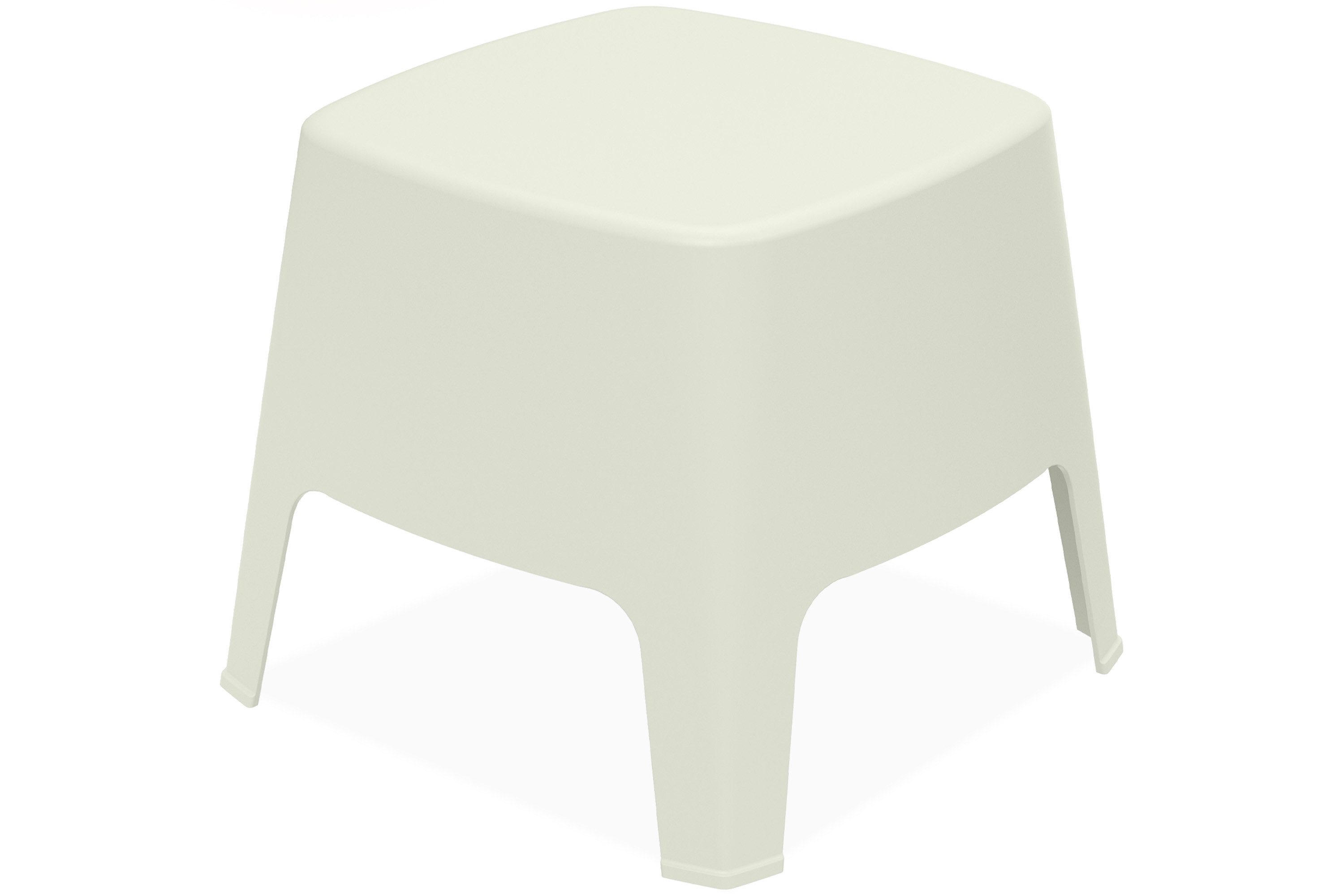 KONSIMO® Gartentisch MALUS Outdoor Kaffeetisch aus Polypropylen, hergestellt in der EU, Leichte, robuste Außenmöbel, Stapelbar, Wetterfeste Gartenmöbel