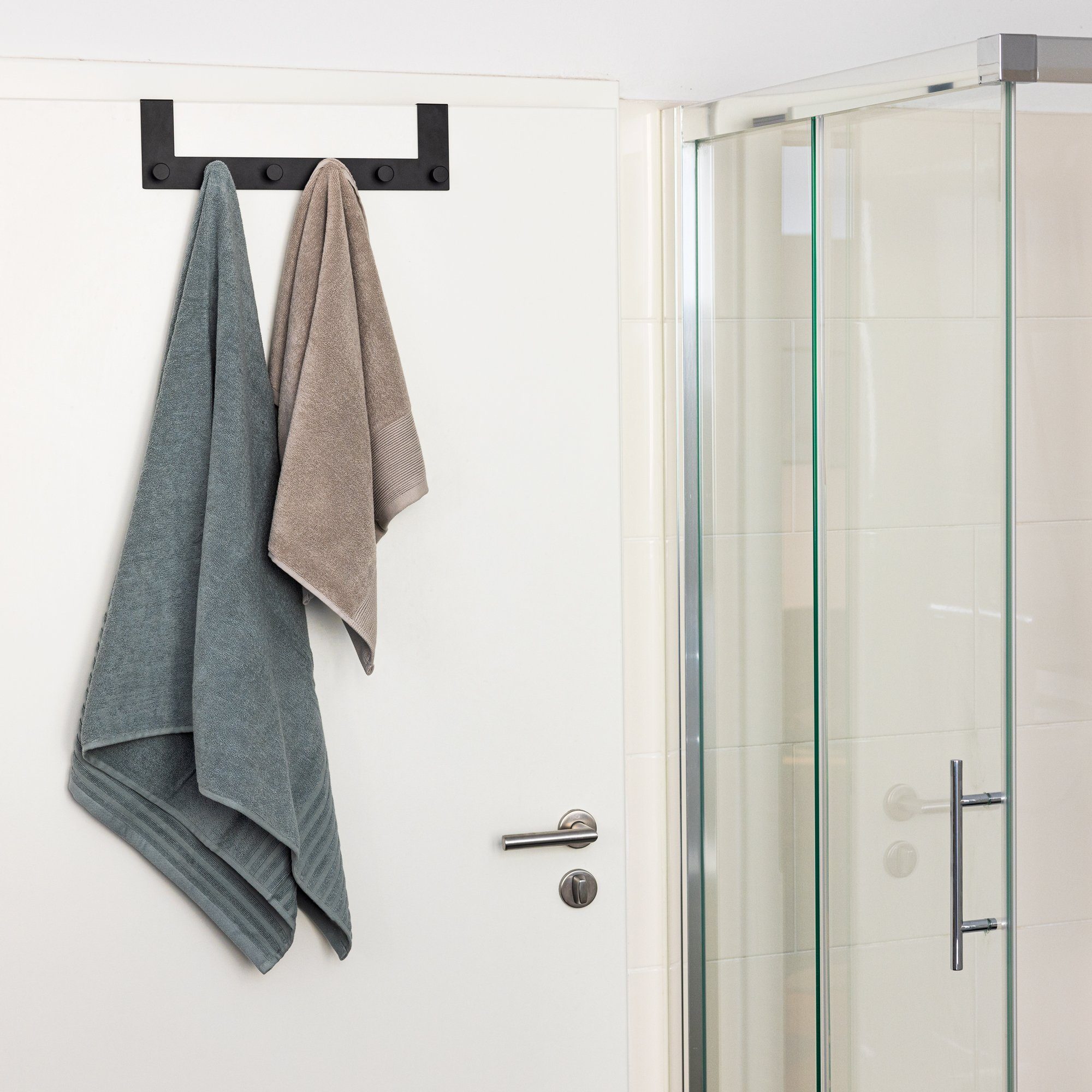 Navaris Garderobenhaken Edelstahl-Türhaken zum Einhängen für Kleidung oder günstig online kaufen