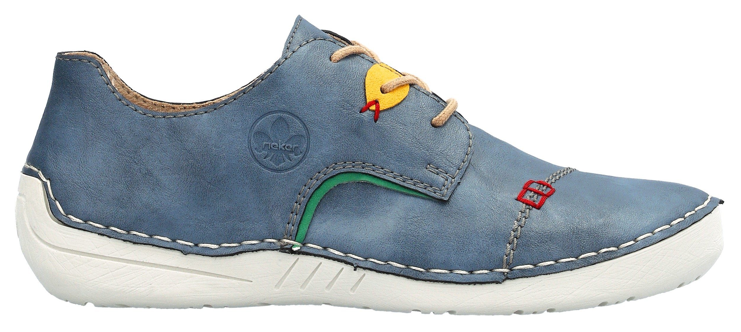 Rieker Sneaker im Sportslook, Freizeitschuh, Halbschuh, Schnürschuh – Bild 5 von 5
