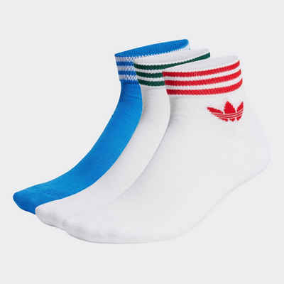 adidas Originals Sportsocken TREFOIL ANKLE, 3 PAAR