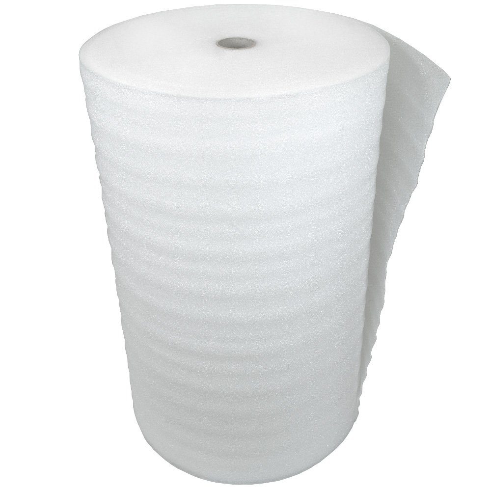 KK Verpackungen Trittschalldämmfolie, 2 mm Stärke, Verlegen durch ausrollen, (Packung, 1-St), Trittschalldämmung PE Schaum 2mm Laminat Parkett Unterlage Dampfsperre