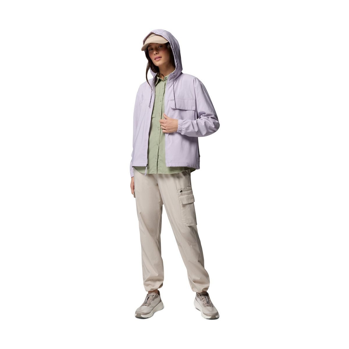 Columbia Kapuzenpullover Skien Valley Hooded Long Sleeve Shirt Vielseitige Kapuzenjacke mit UPF 50 Sonnenschutz, schweißableitendem