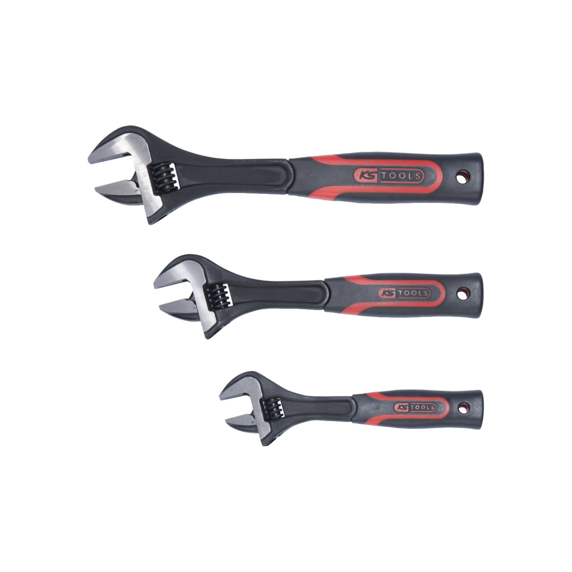 KS Tools Gabelschlüssel KS Tools CLASSIC Rollgabelschlüssel-Satz 2-Komponenten-Griff, 3-teilig