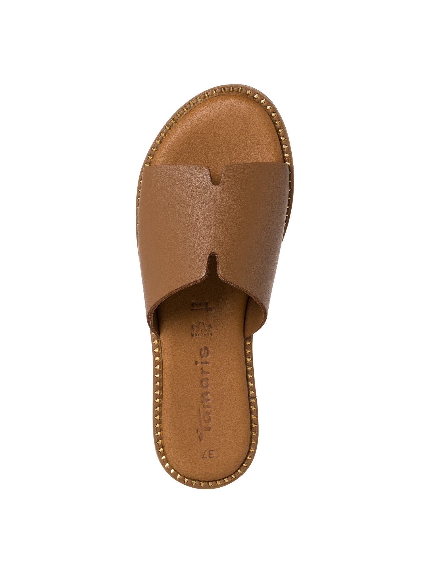 Tamaris TOUCH-IT aus Leder kein Absatz 1-27135-42 Pantolette TOUCH-IT