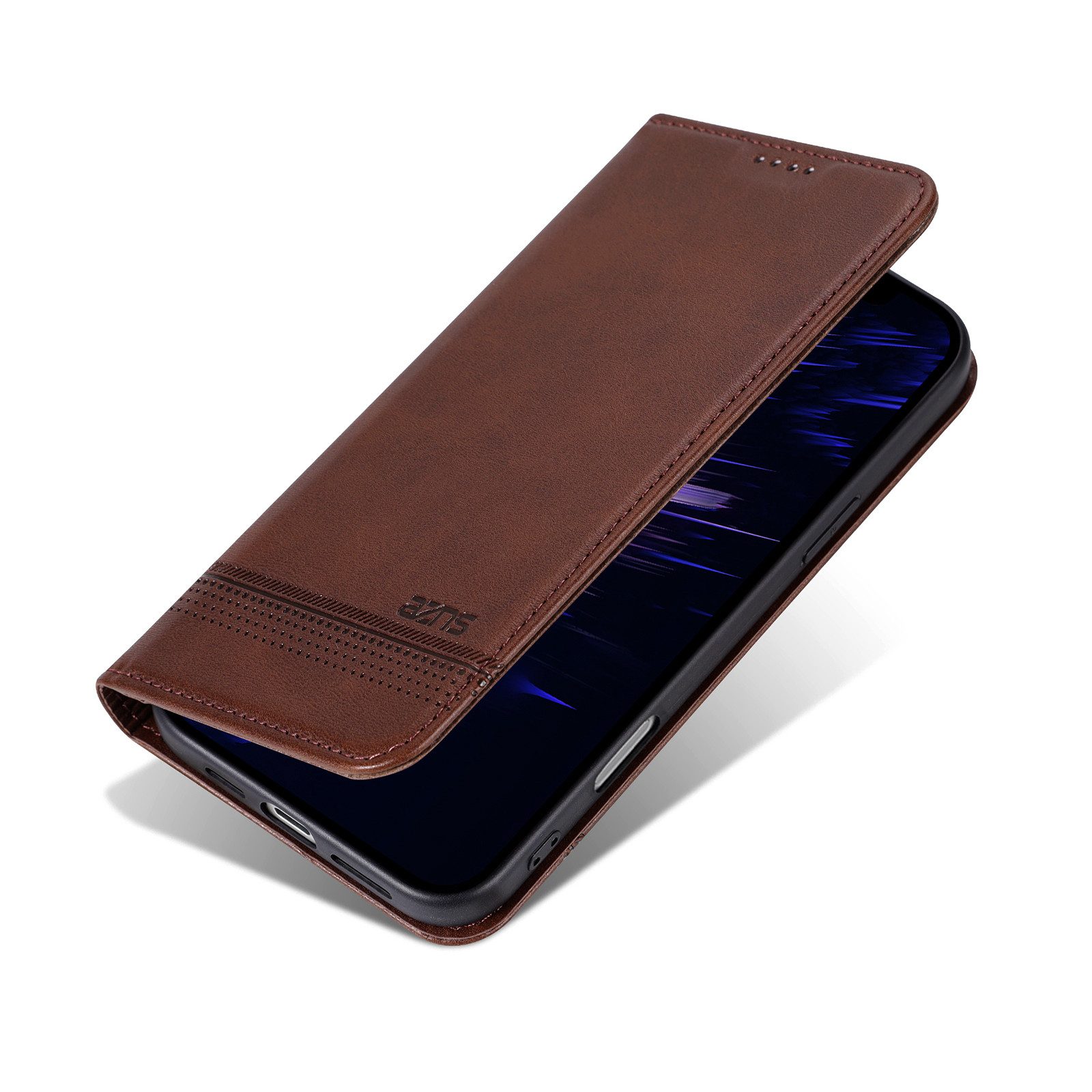 trends for living Handyhülle Leder Magnetisch Hülle Cover für iPhone 13 Pro Max 13 Plus 13 7 Bumper