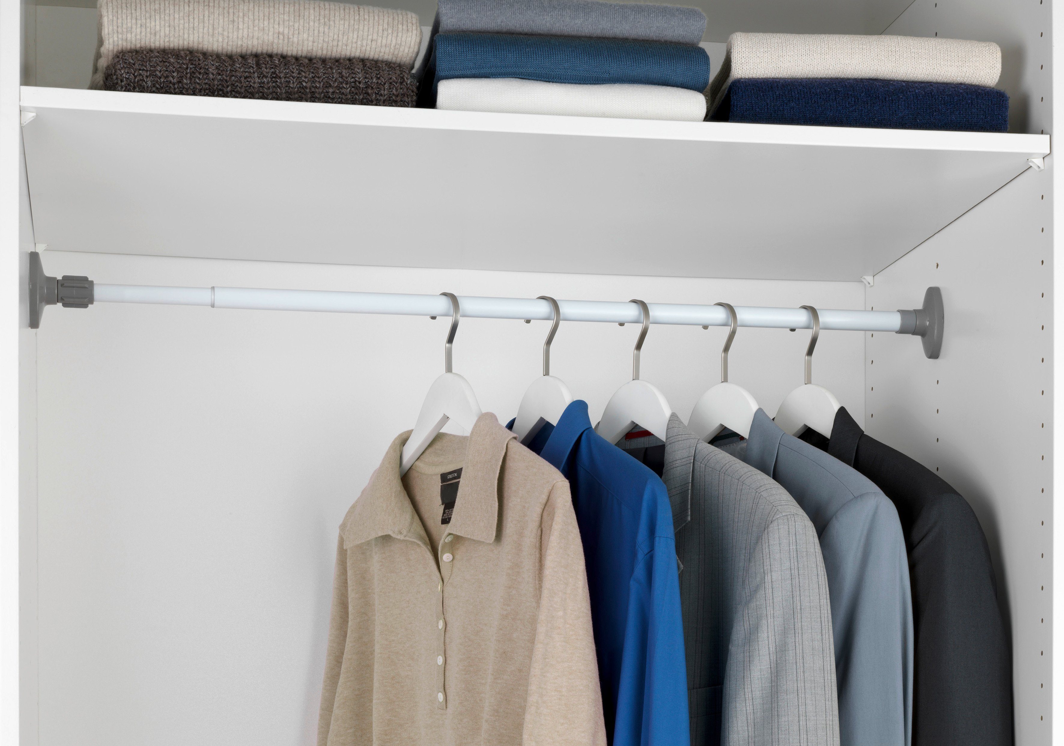 WENKO Klemmstange Herkules, ausziehbar, geklemmt, Kunststoff, Metall, 80-14 günstig online kaufen