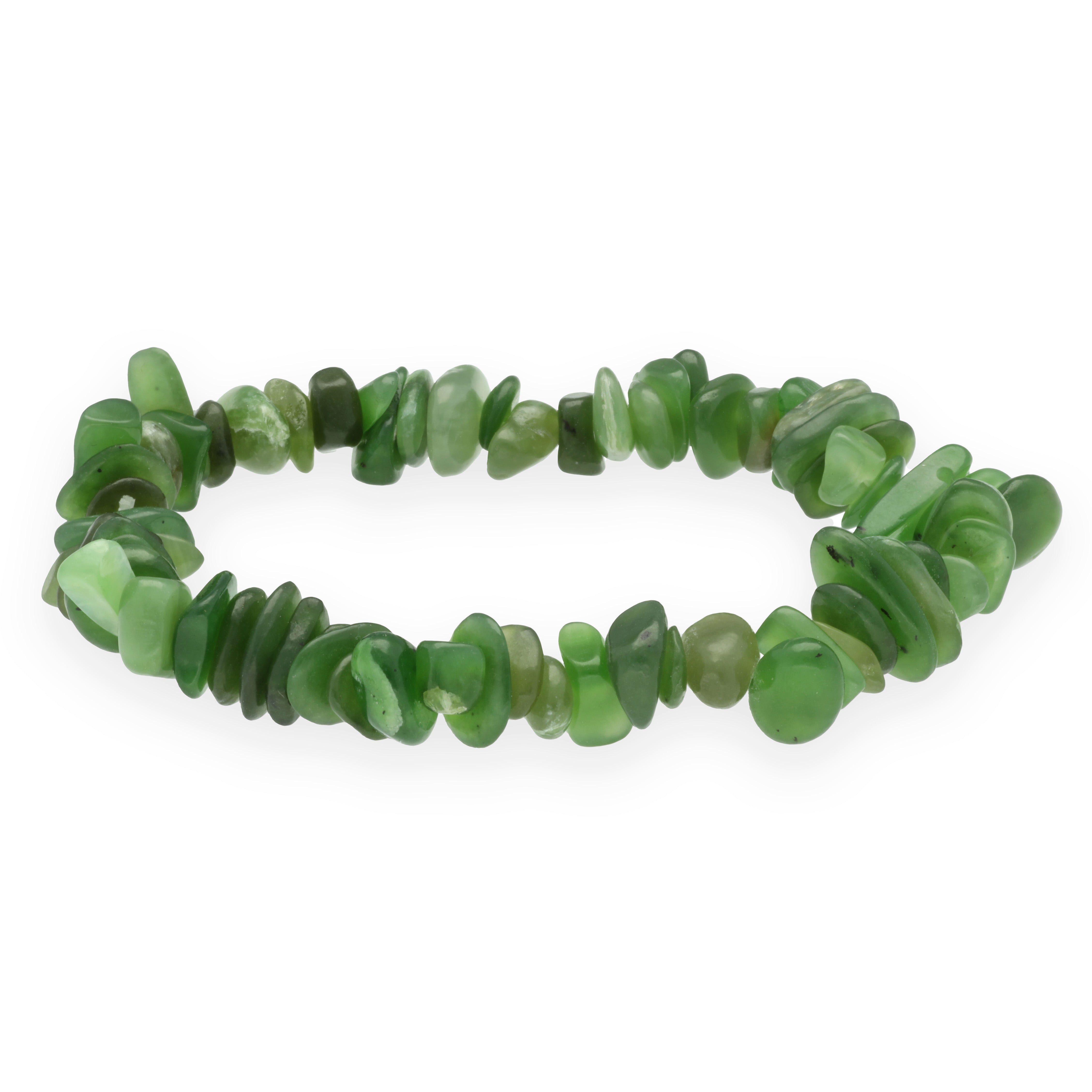 Lebensquelle Plus Armband Jade (Nephrit) Splitterarmband