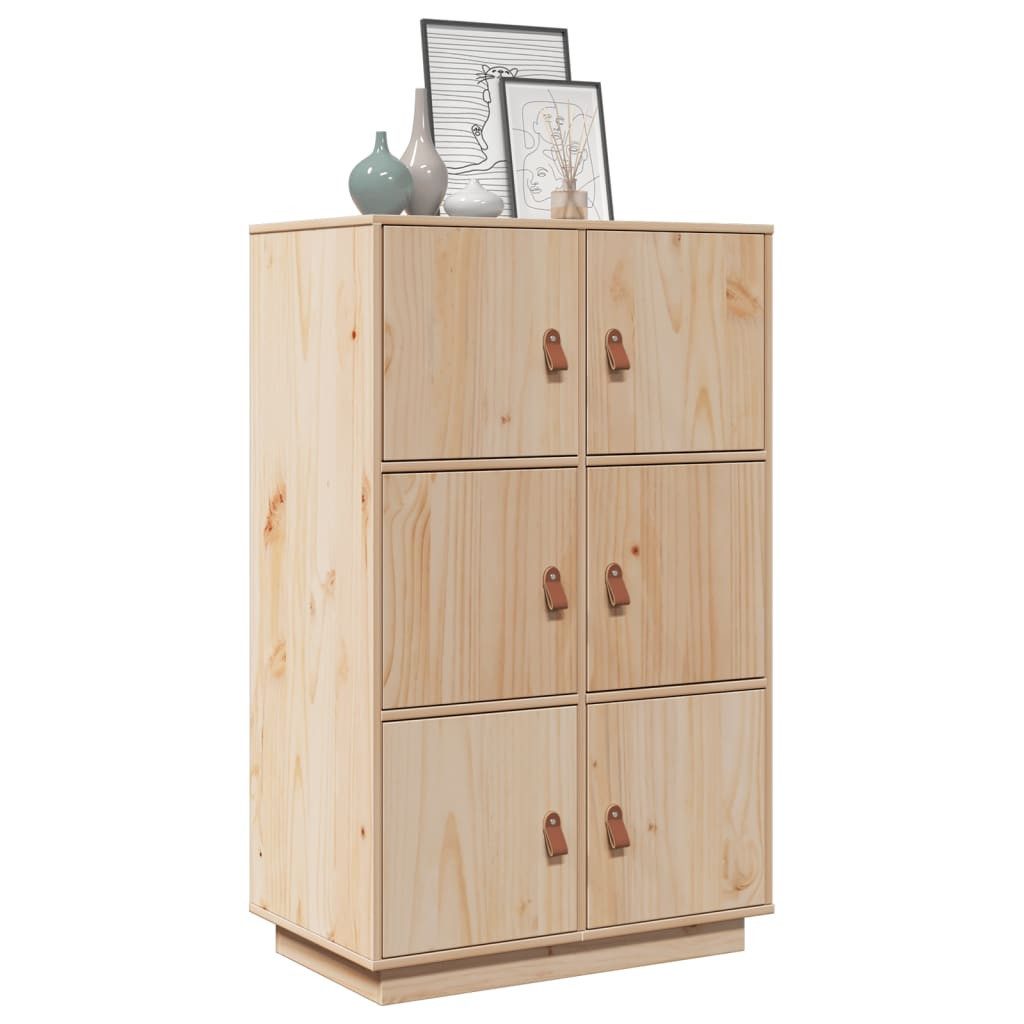 vidaXL Highboard, Hochkommode 67x40x108,5 cm Massivholz günstig online kaufen