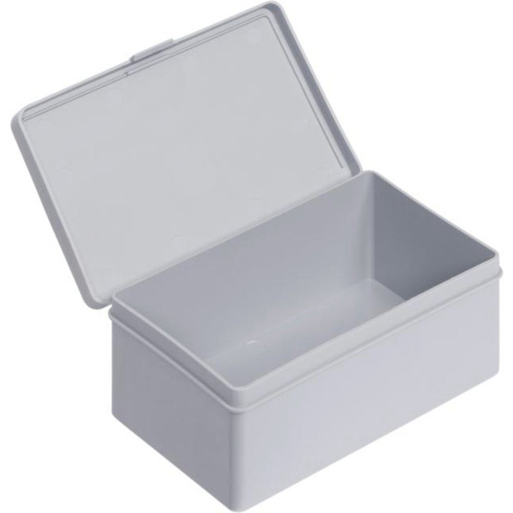 ALUTEC München Aufbewahrungsbox Alutec 66018 Scharnierdose (L x B x H) 136 x 87 x 55 mm Grau 1 St.