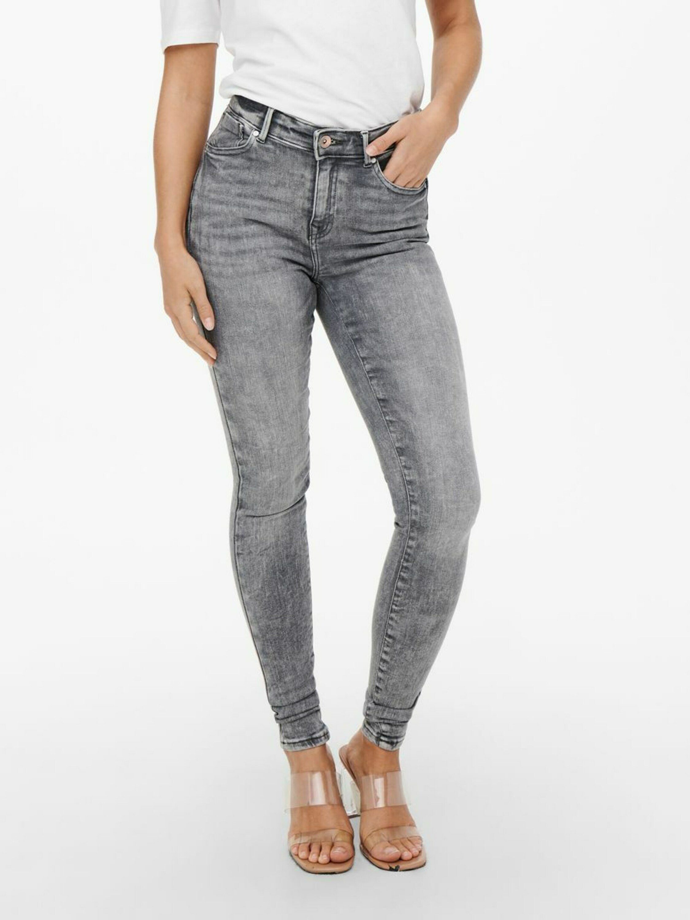 ONLY Skinny-fit-Jeans "ONLPOWER MID PUSH UP SK DNM AZG944 NOOS" günstig online kaufen
