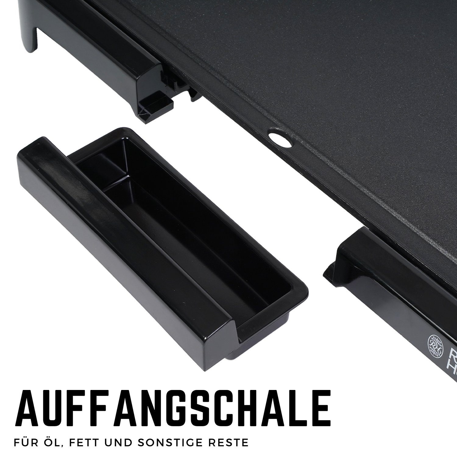 RUSSELL HOBBS Elektrogrill Classics Elektrischer Tischgrill 1500W, Anti-Haft-Beschichtung, abnehmbares Kabel, Fettauffangschale